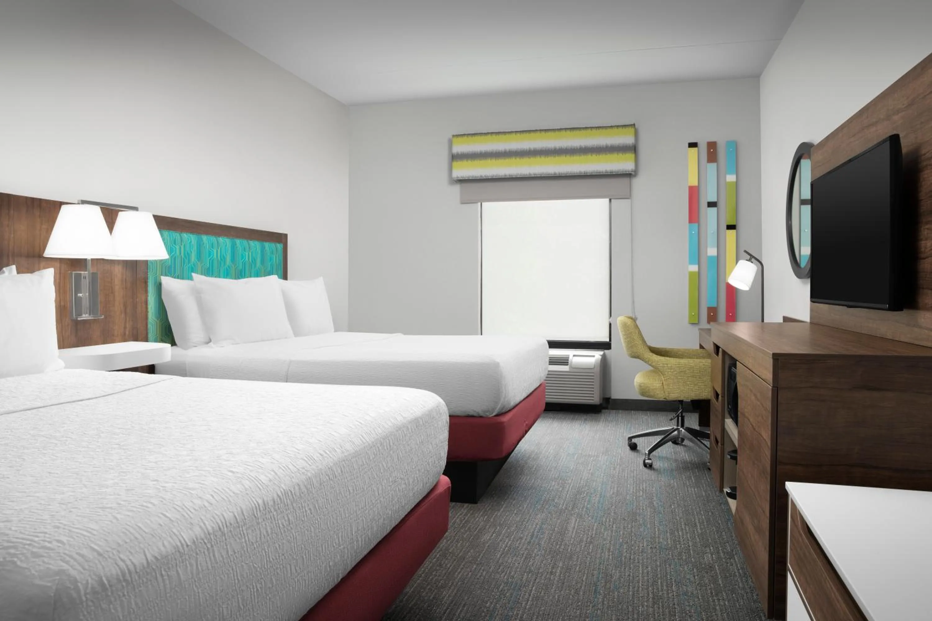 Room with Two Queen Beds - Non-Smoking in Hampton Inn Dandridge