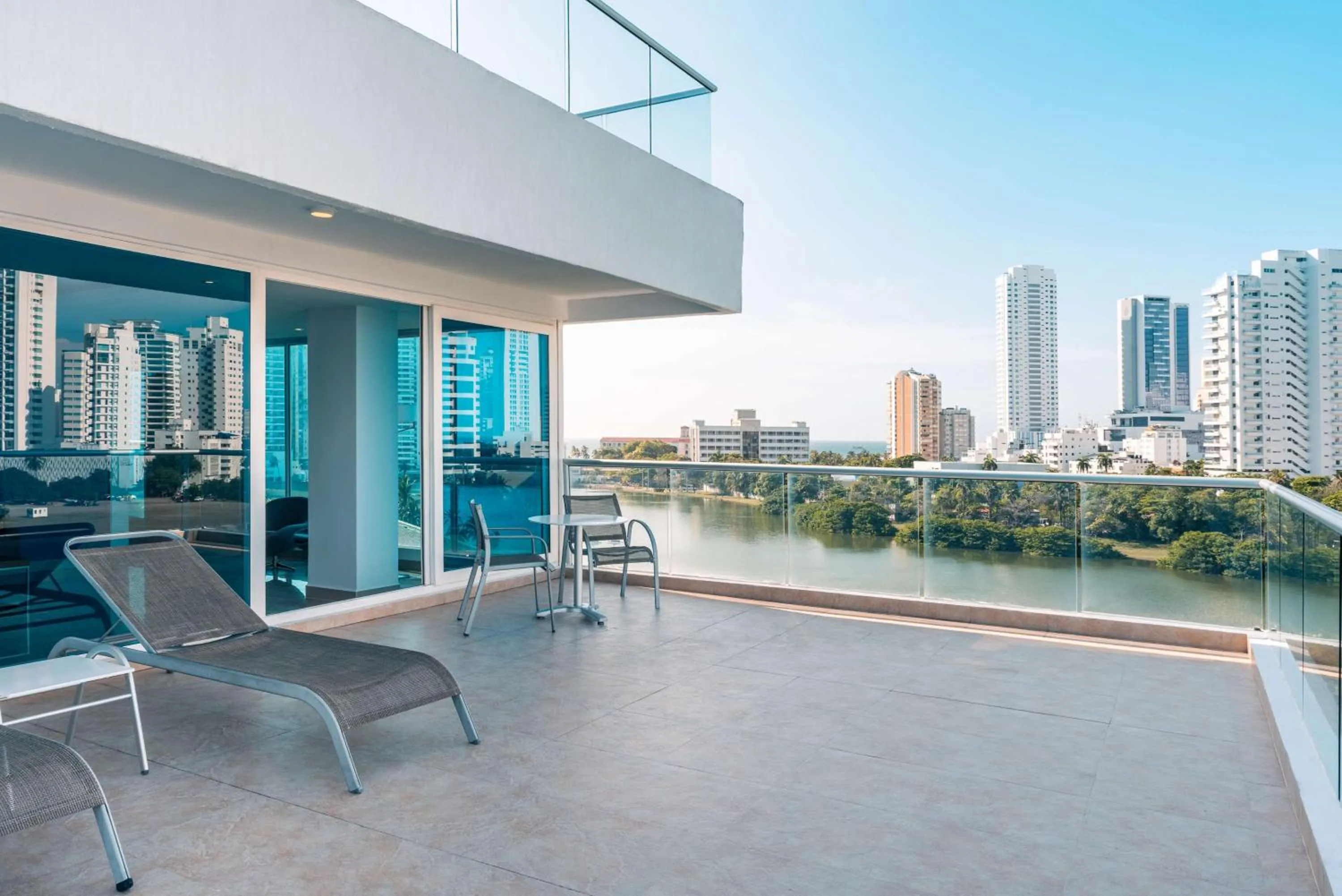 Two Queen Suite with Parlor City View in Hilton Cartagena