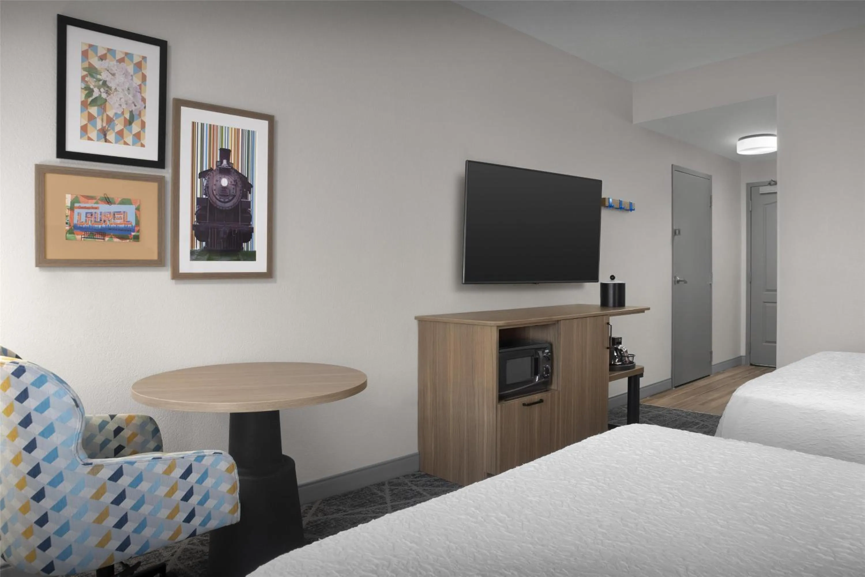 Queen Room with Two Queen Beds - Hearing Access/Non-Smoking in Hampton Inn & Suites Laurel