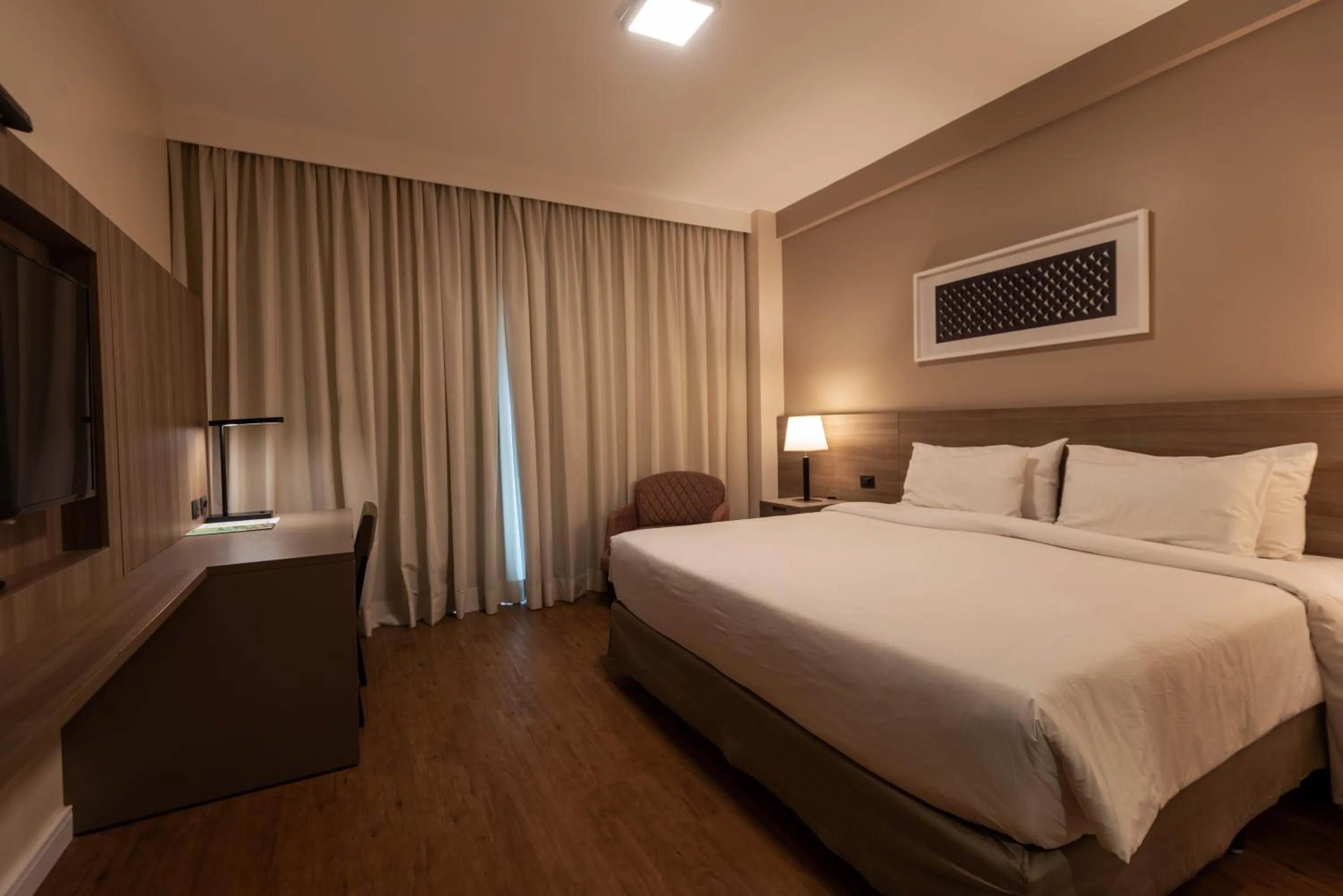King Room with Roll-In Shower - Disability Access in Radisson Hotel Anápolis