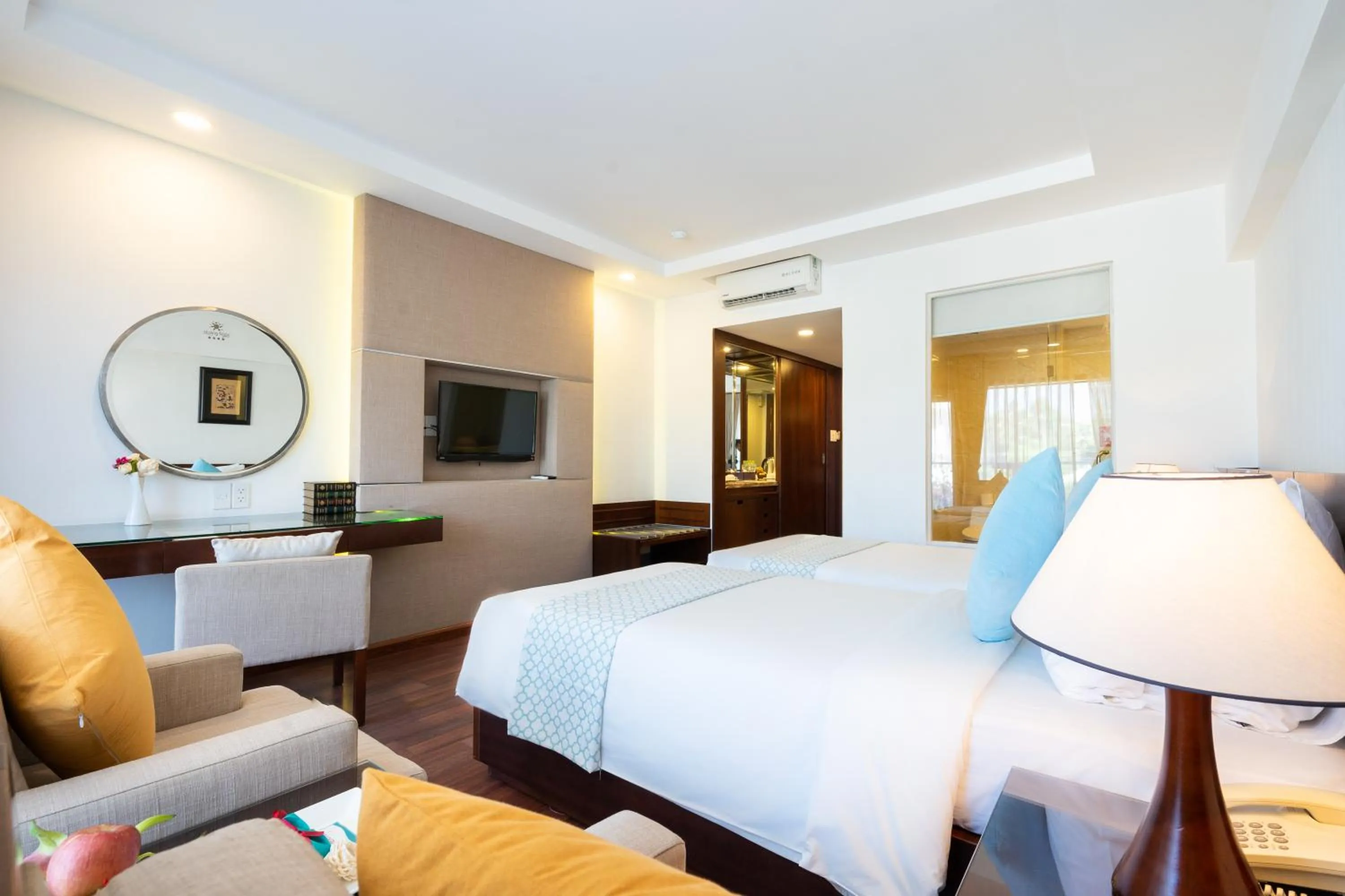 Superior Twin Room with City View in Hoang Ngoc Beach Resort