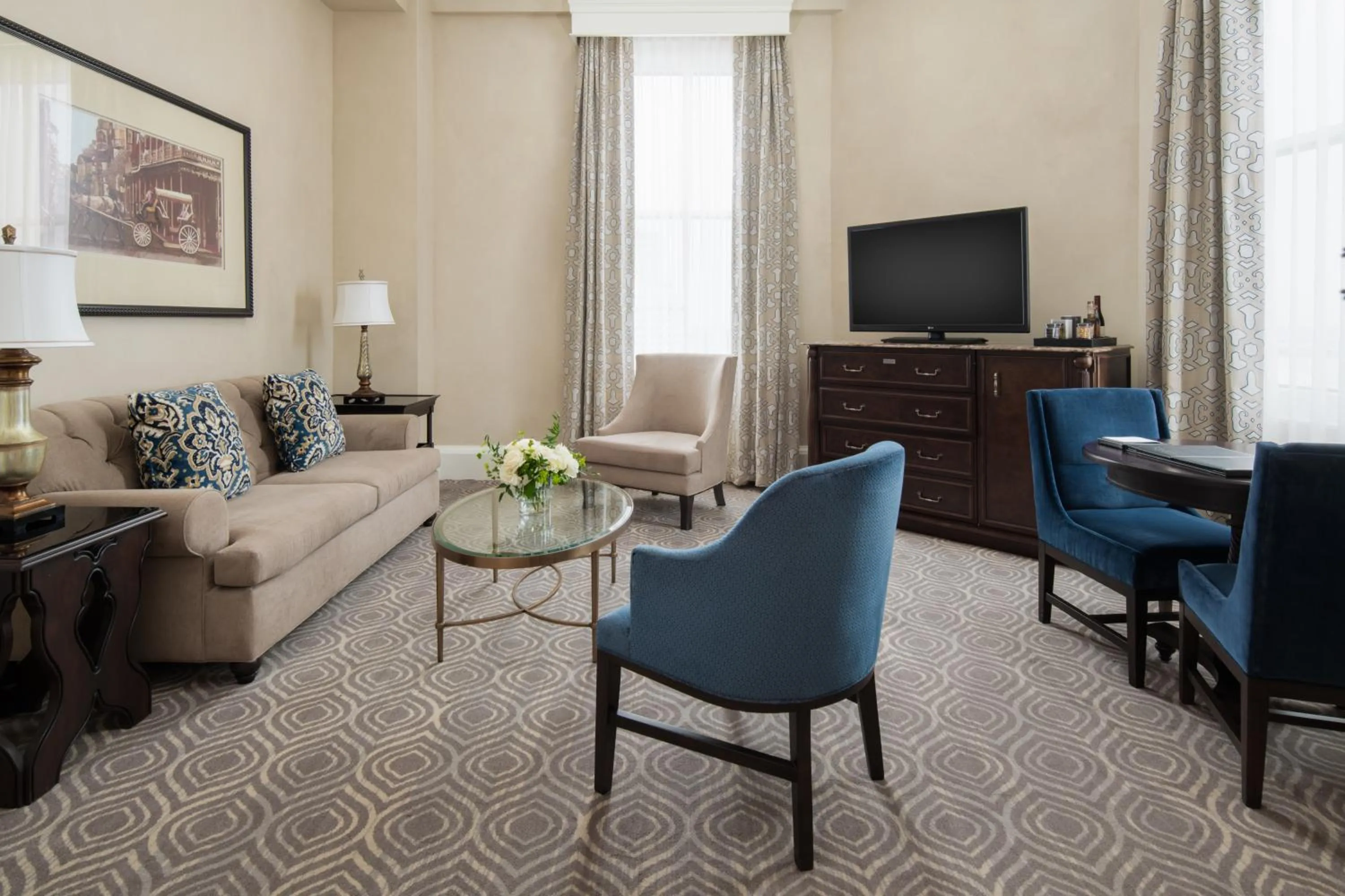 One-Bedroom Presidential King Suite in The Roosevelt Hotel New Orleans - Waldorf Astoria Hotels & Resorts