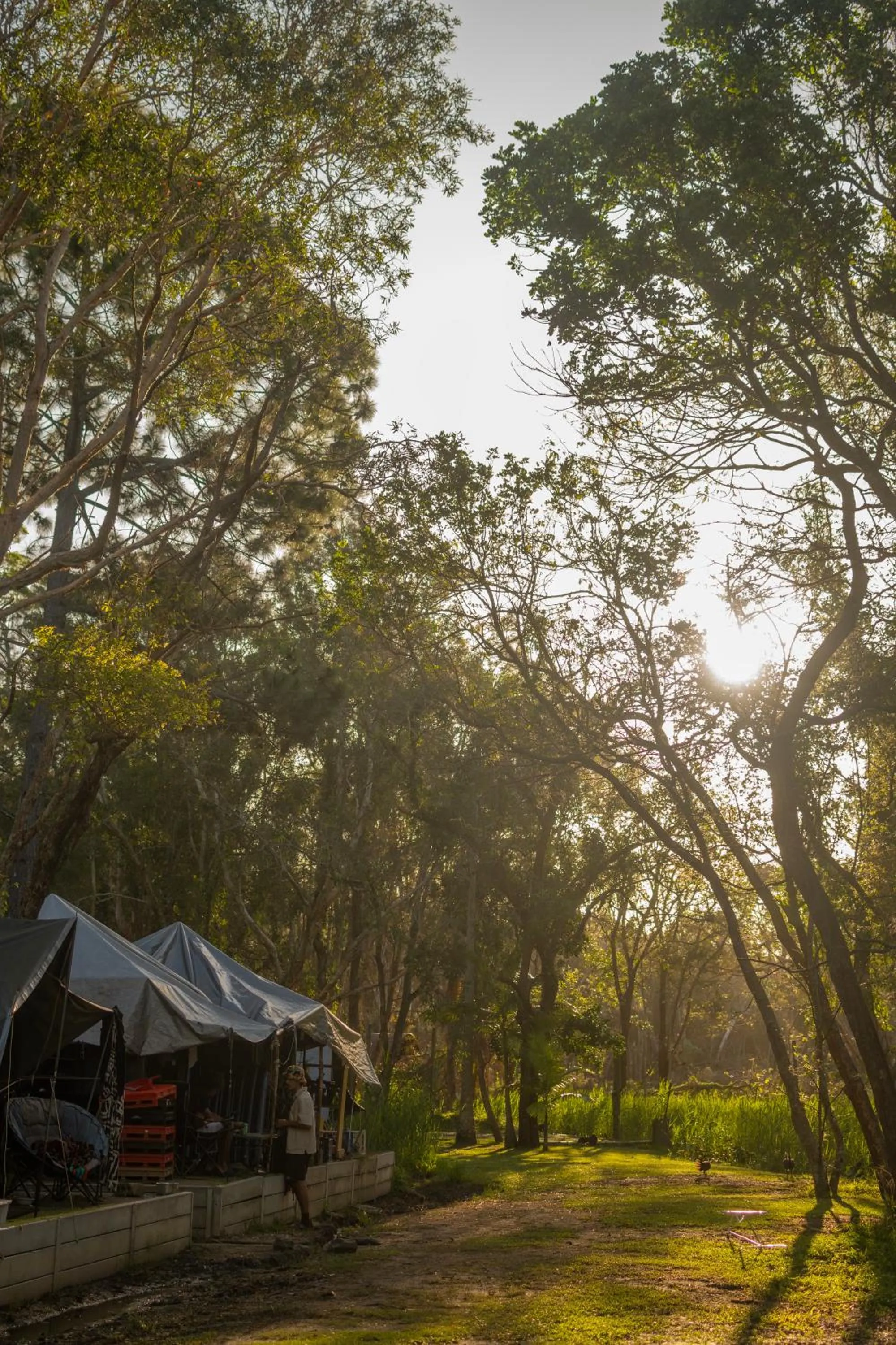 Tent only camp site / Shared Bathroom in Arts Factory by Nomads