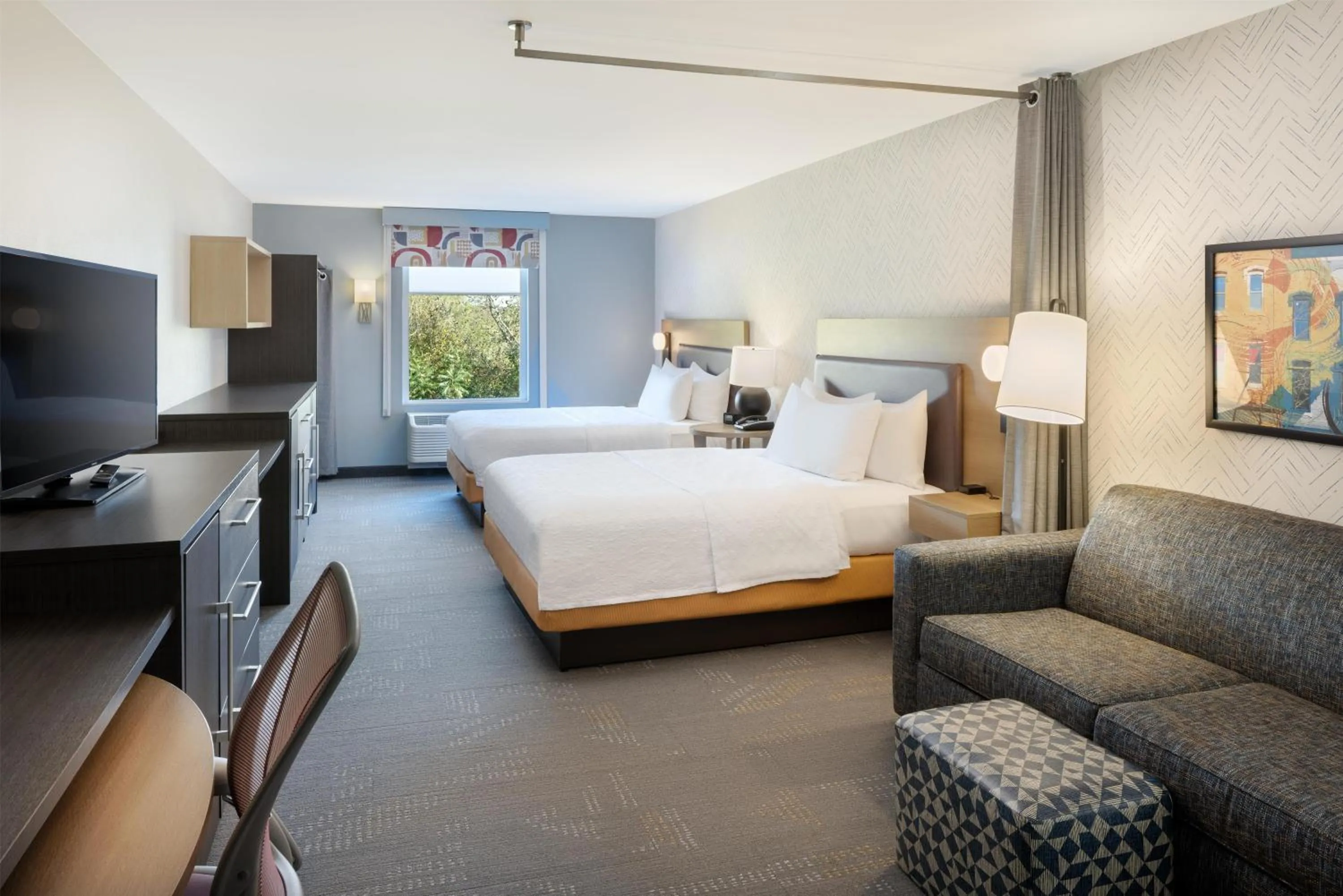 Queen Studio with Two Queen Beds - Non-Smoking in Home 2 Suites By Hilton Jackson