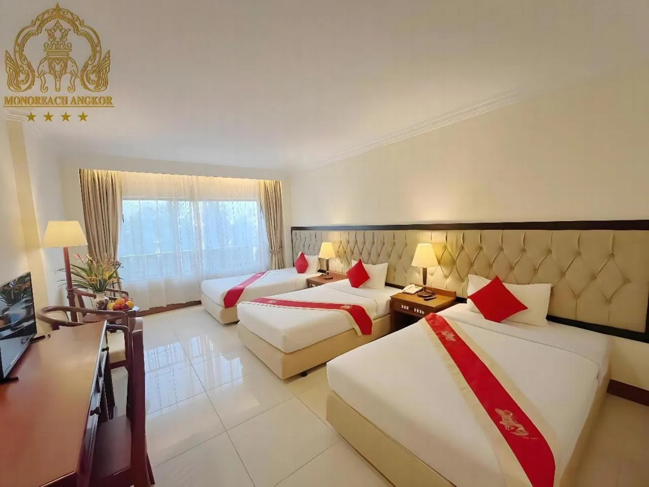 Basic Triple Room in Monoreach Angkor Hotel