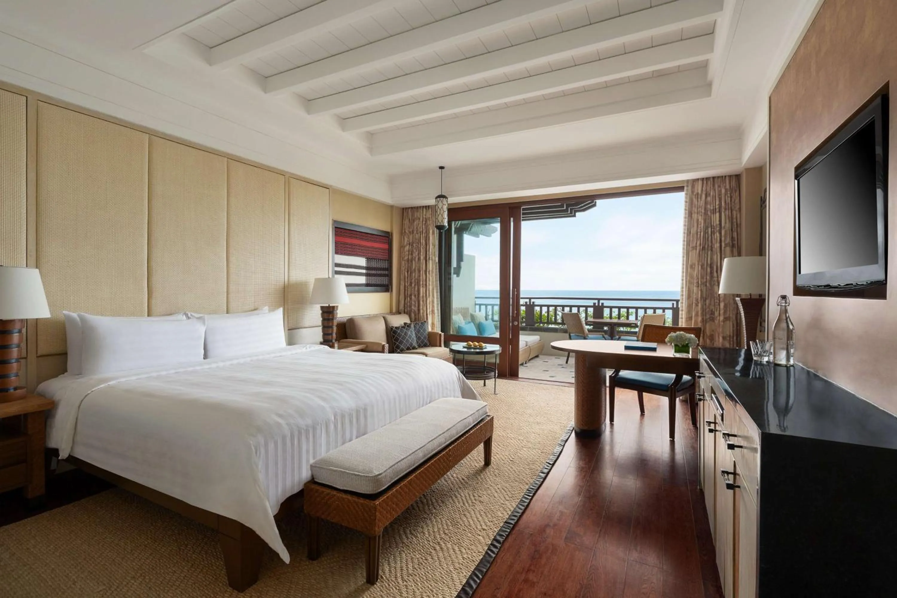 Premier Seaview King Room with Free Roundtrip Caticlan Airport Transfers in Shangri-La Boracay