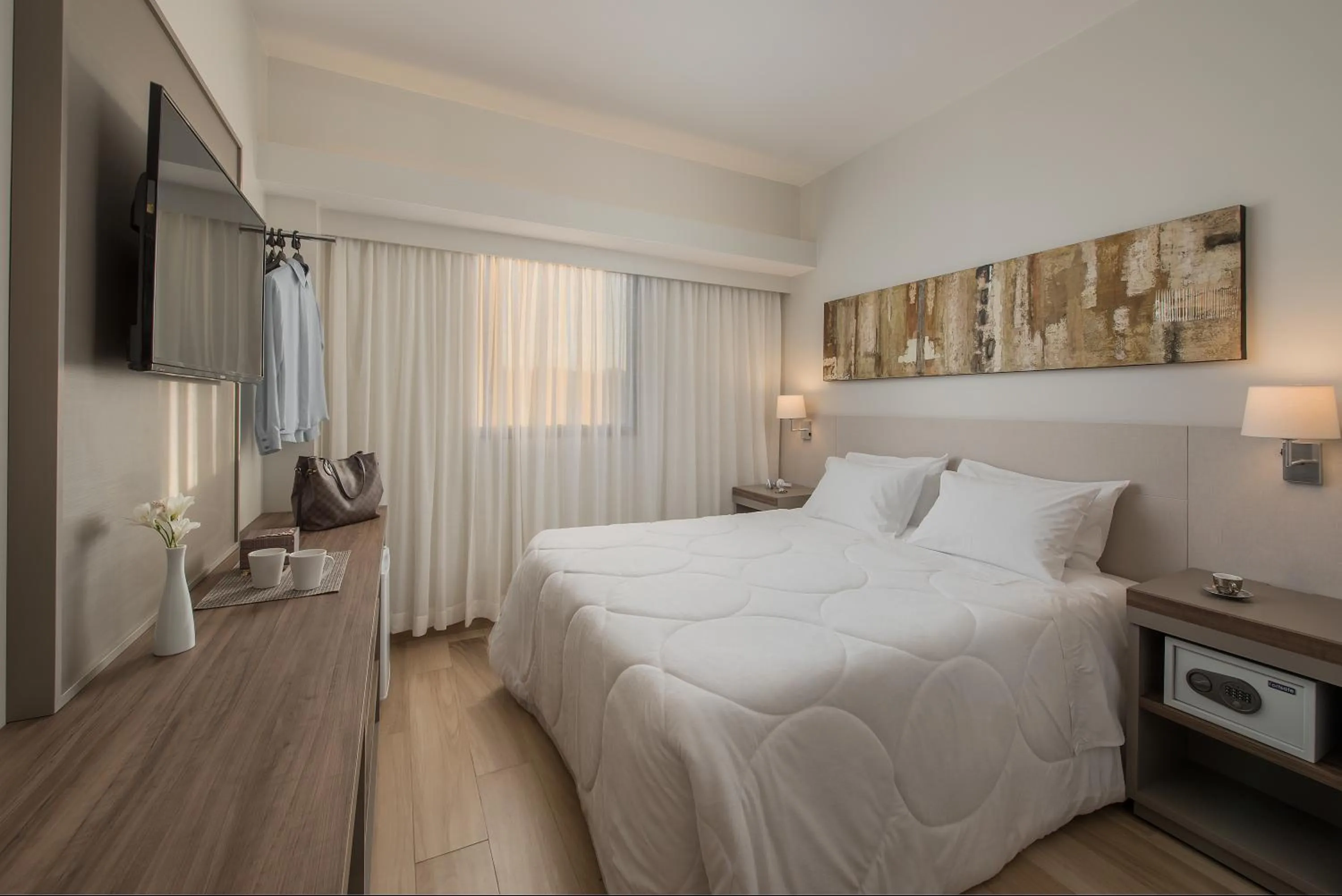 Luxo Superior Casal - single occupancy - 1 Cama Queen in Hotel Nacional de Rio Preto - Distributed by Intercity