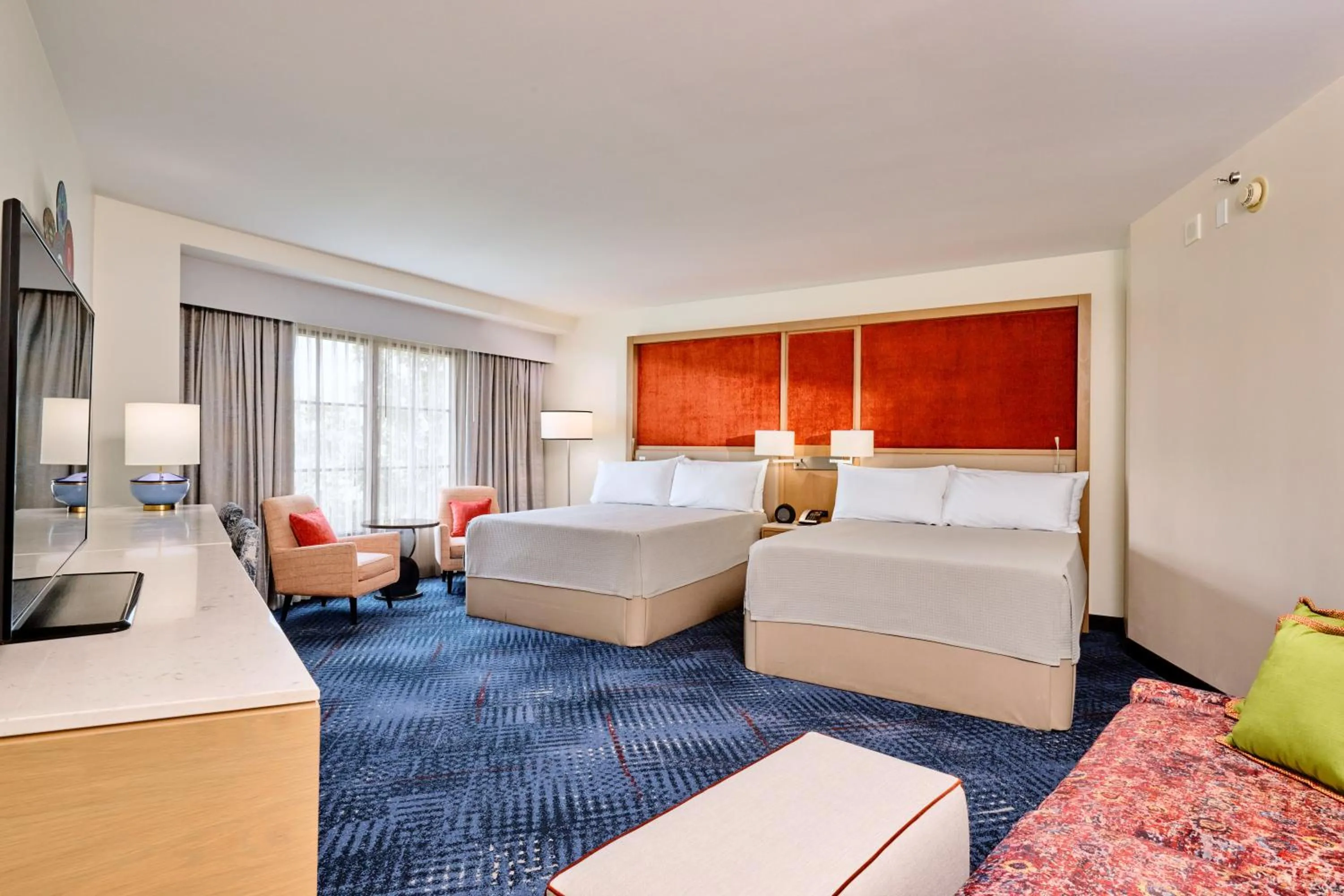 Deluxe Two Queen Room (Includes FREE^ Universal Express Unlimited) in Universal's Hard Rock Hotel®