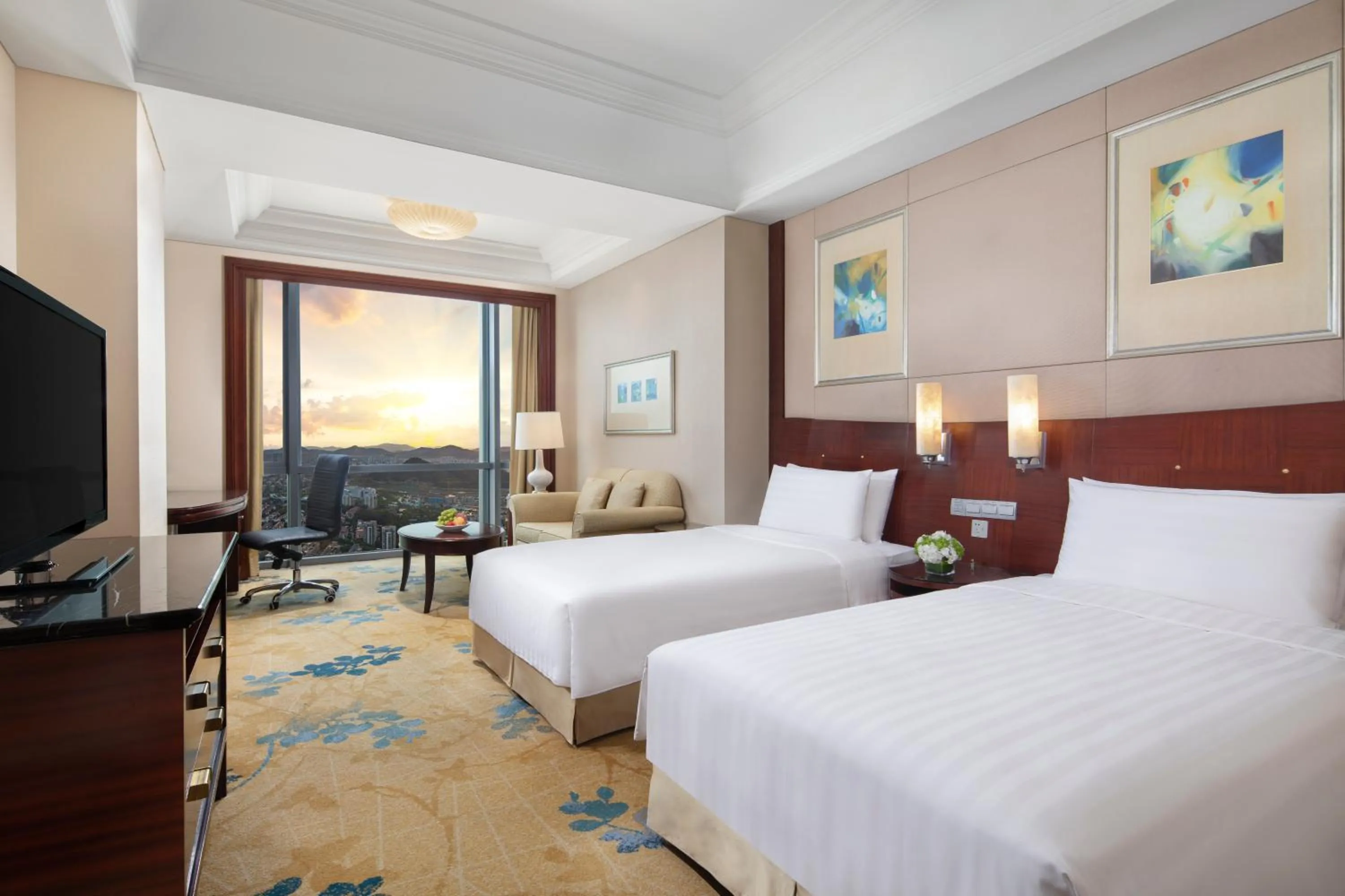 Horizon Deluxe Twin Room in Shangri-La Suzhou