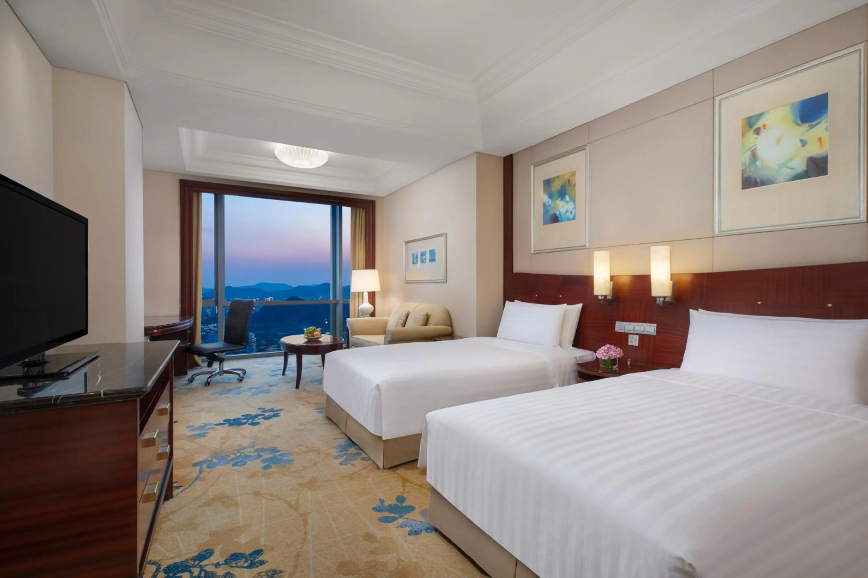 Deluxe Twin Room in Shangri-La Suzhou