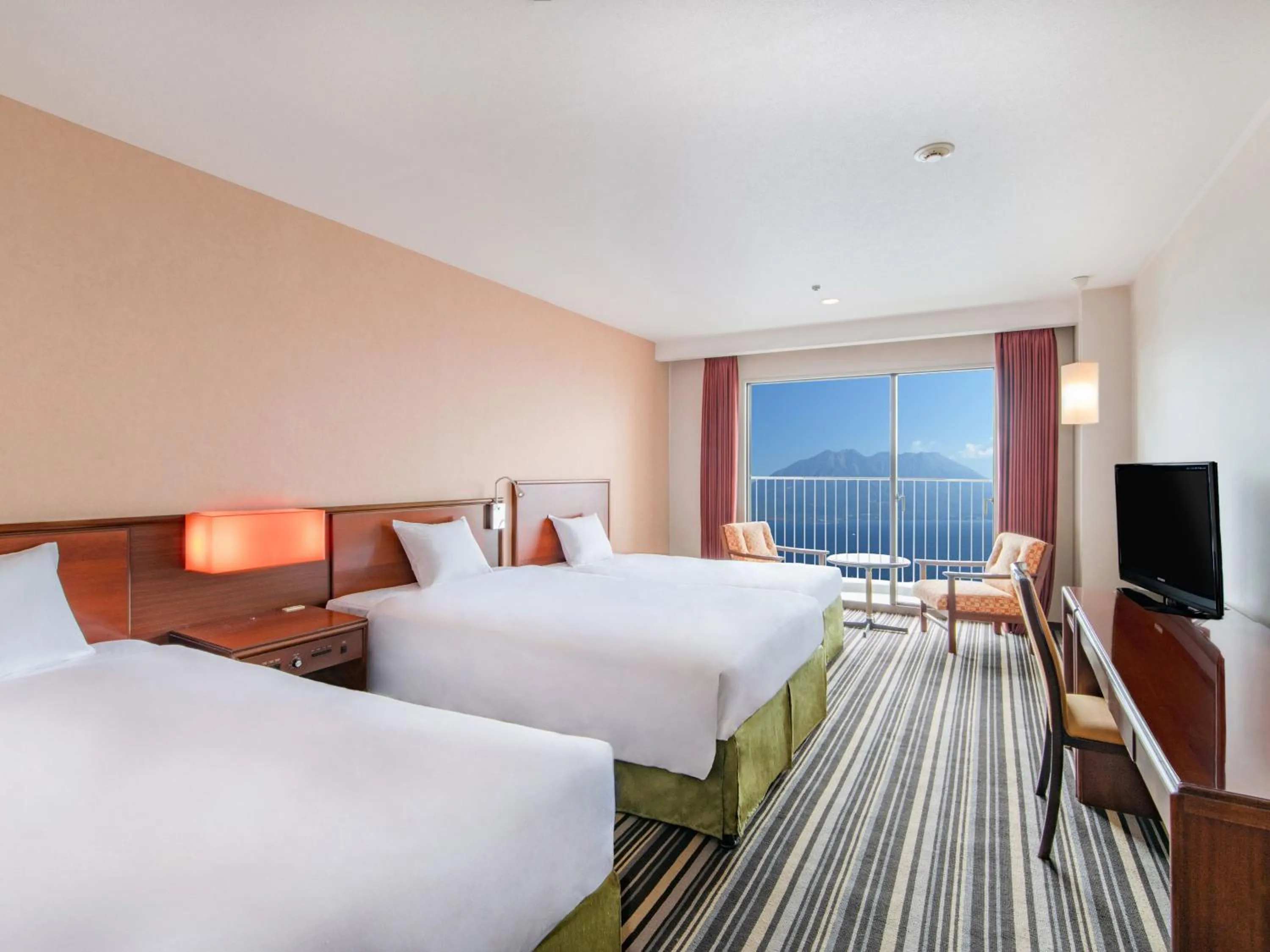 Superior Triple Room with Sakurajima View - single occupancy - High Floor - Non-Smoking in Art Hotel Kagoshima