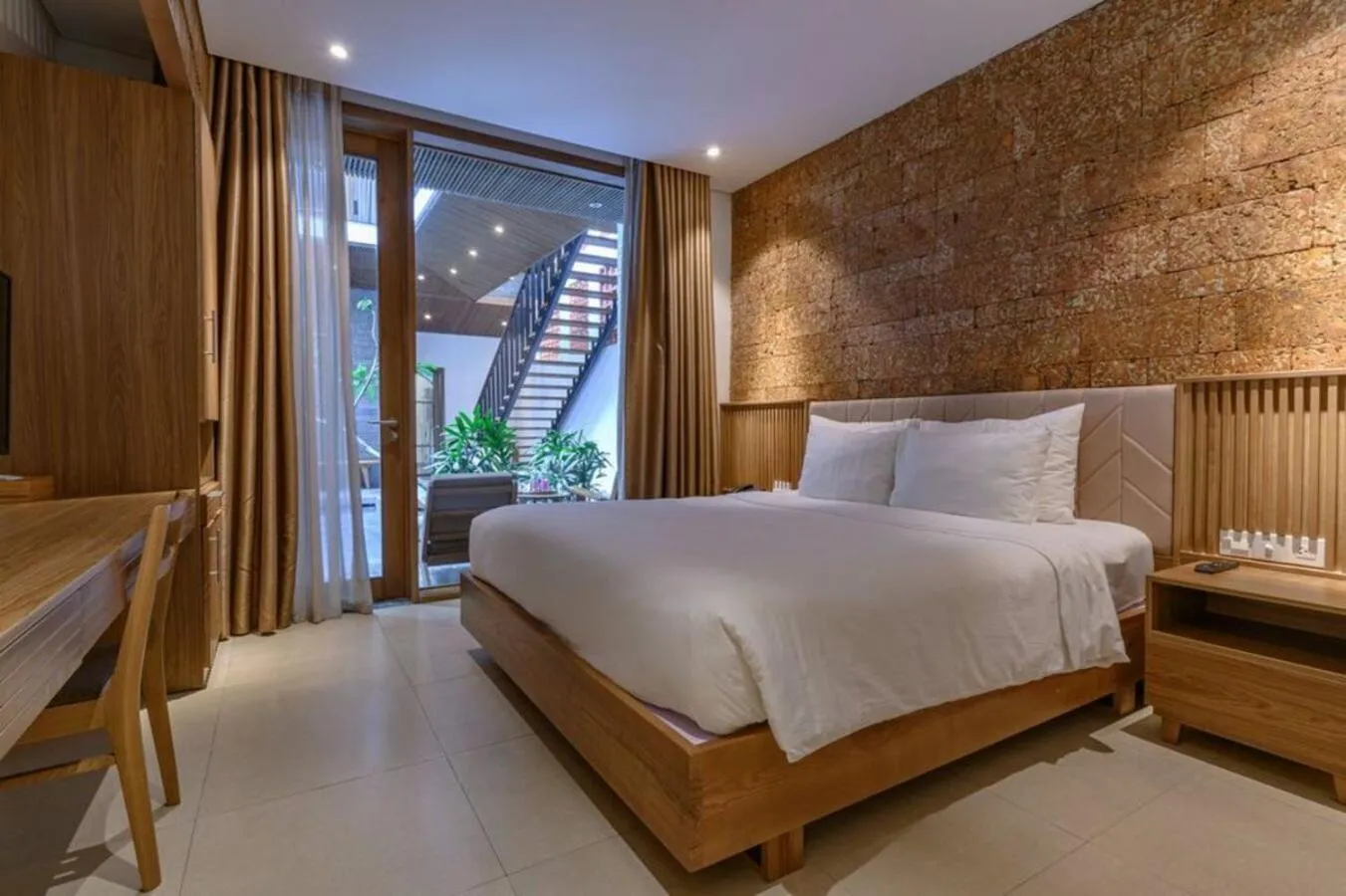 Double Room with Pool View in Mai's Boutique