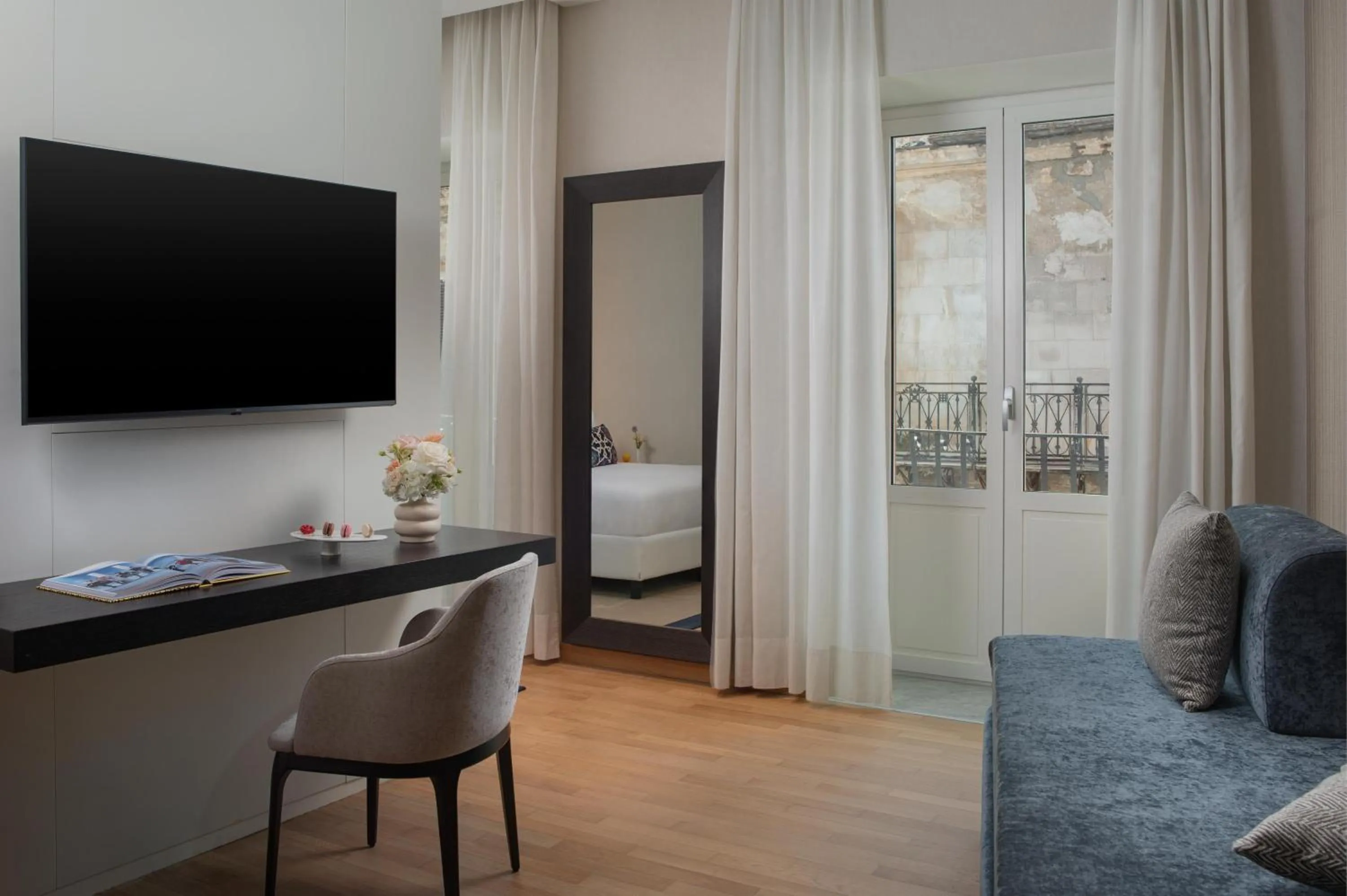 Junior Suite with Balcony in NH Collection Palermo Palazzo Sitano