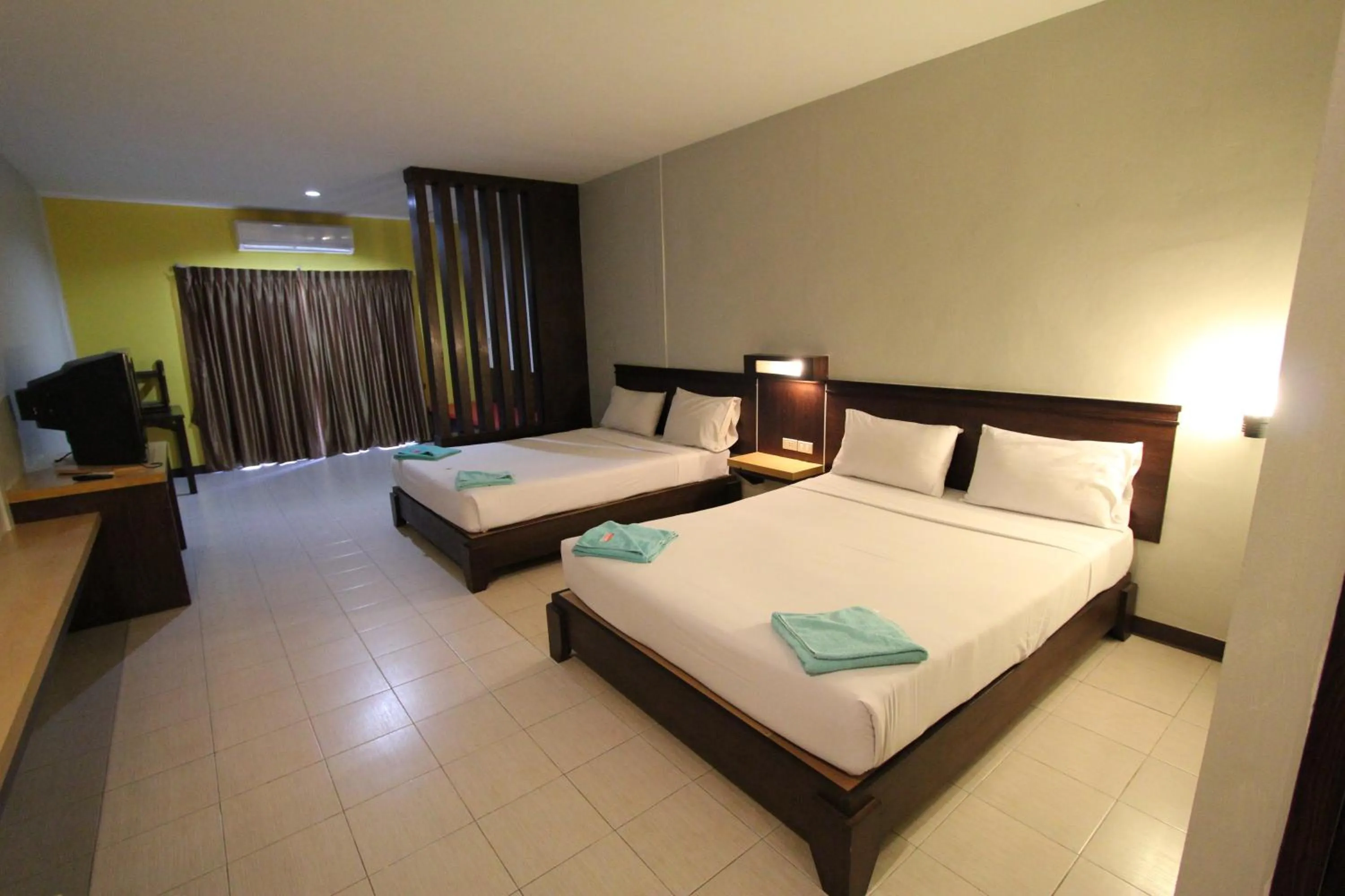 Quadruple Room with Terrace in Paradise Resort