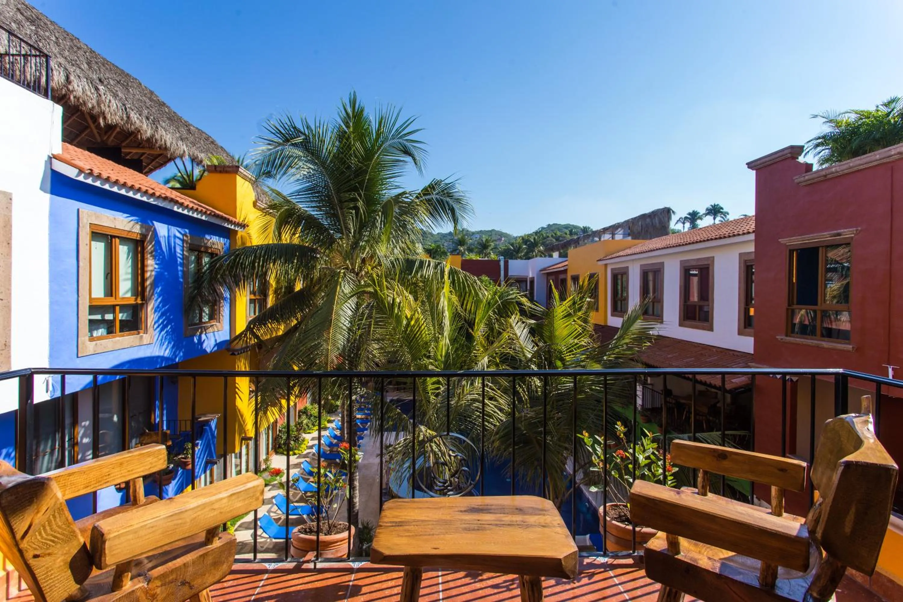 Junior Suite with Balcony (Only Adults) in Casa Lotería -Pueblito Sayulita- Colorful, Family and Relax Experience with Private Parking and Pool