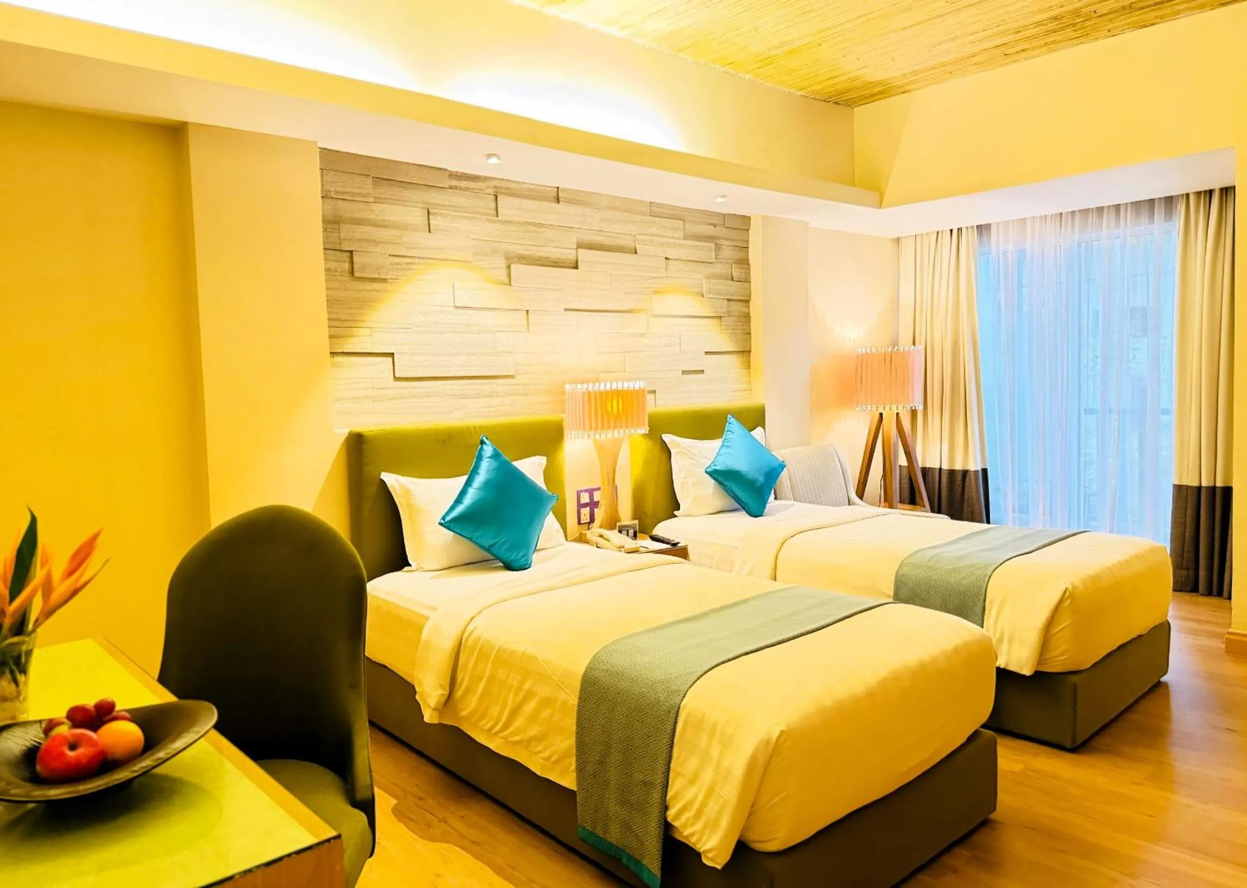 Superior Twin Room Garden View in Cyberview Resort & Spa