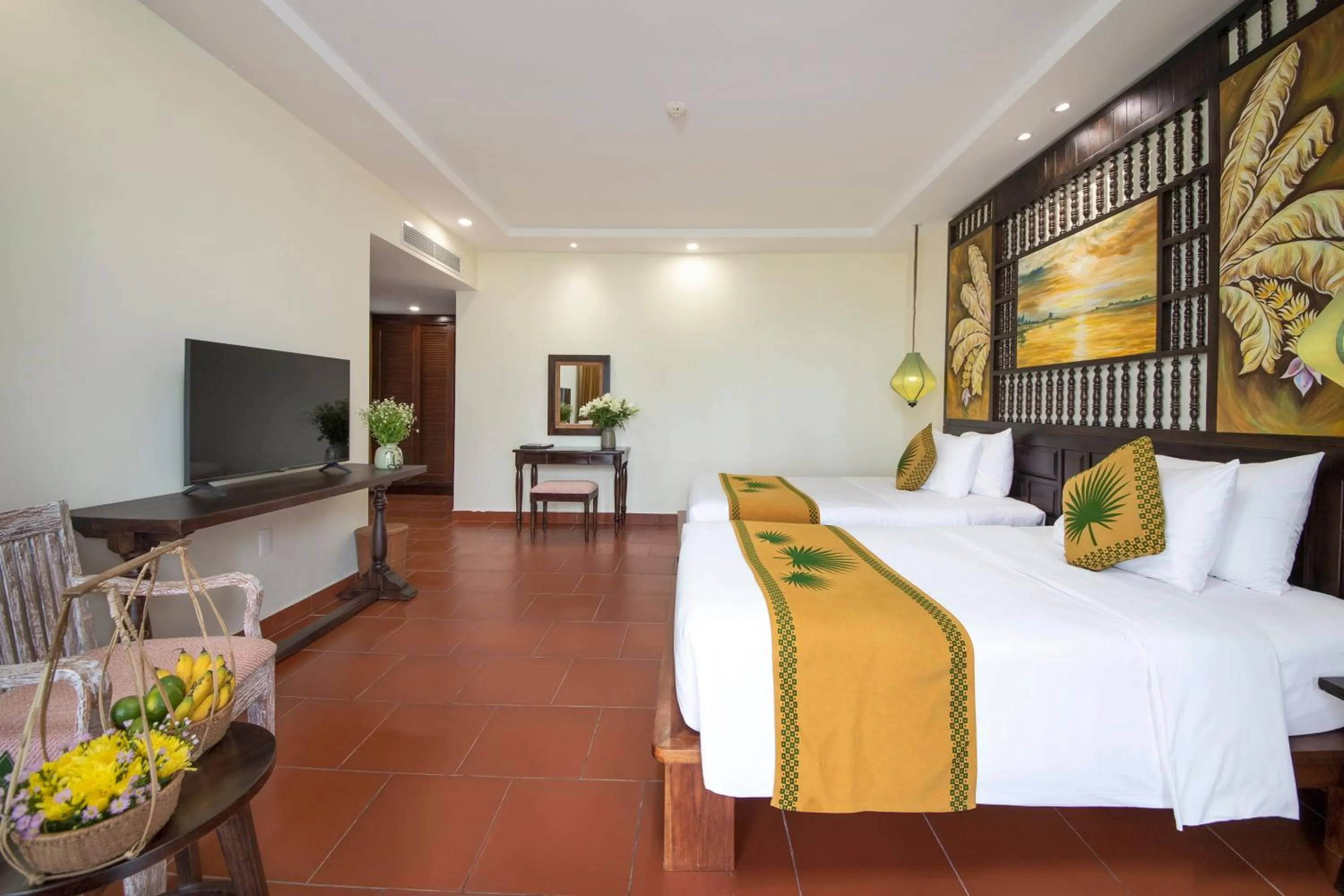 Deluxe Double Room with Garden View in Palm Garden Beach Resort & Spa