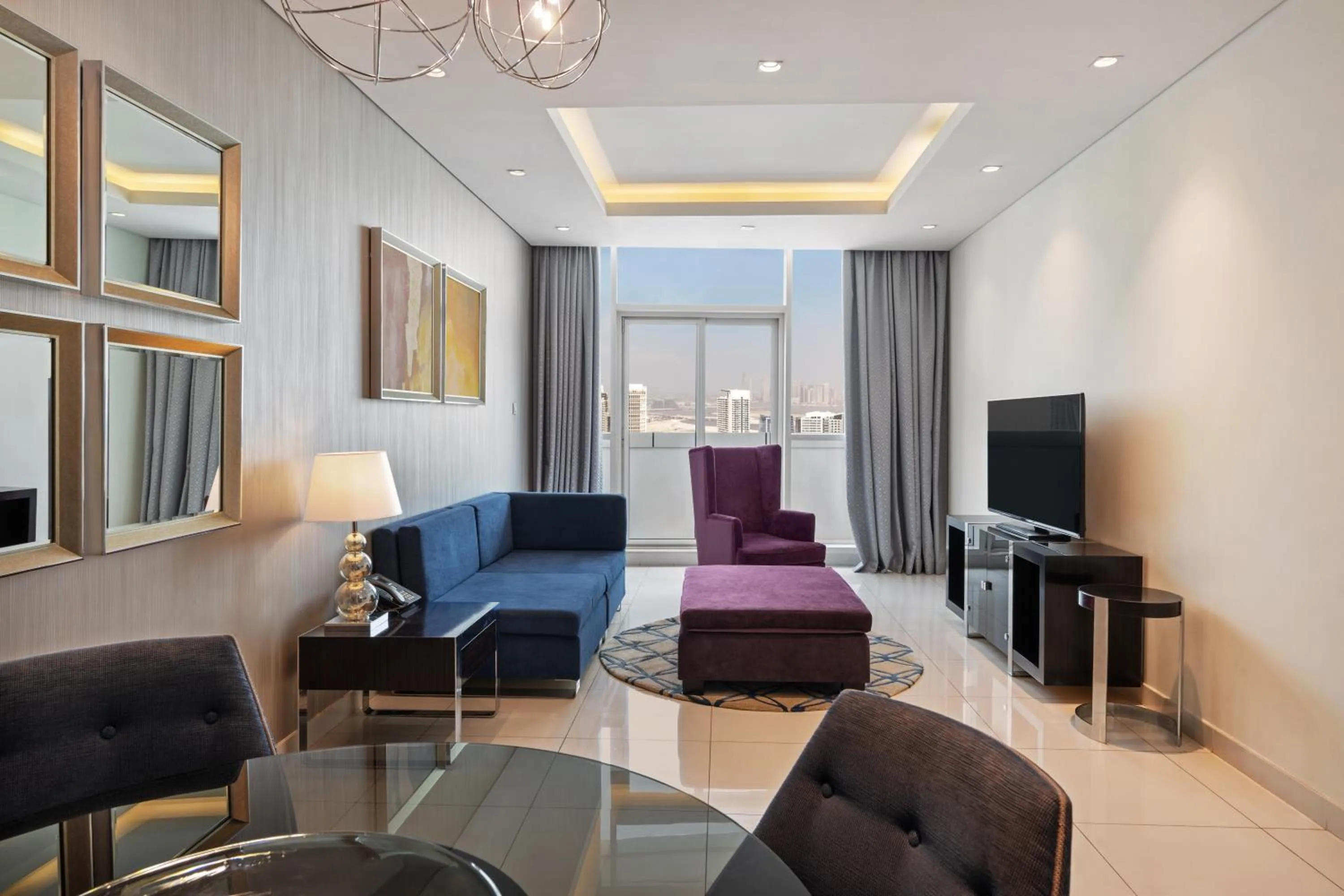 Two Bedroom Suite with Private Balcony - City Skyline View in DAMAC Maison Distinction