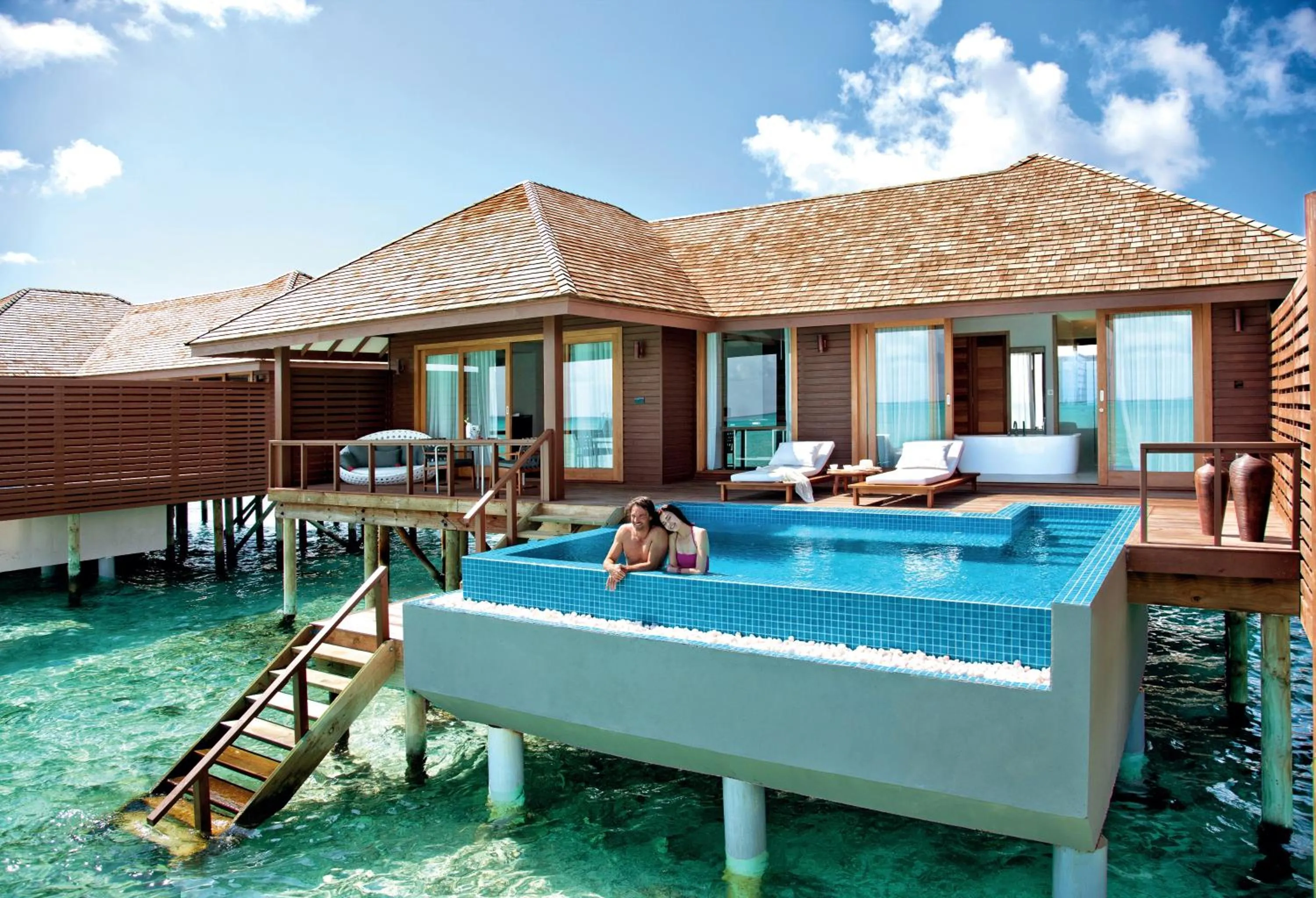Deluxe Water Villa with Private Pool in Hideaway Beach Resort & Spa - FREE SHARED CHARTER FLIGHT for two on stays of 7 or more nights from September 2025 until 23rd December 2026