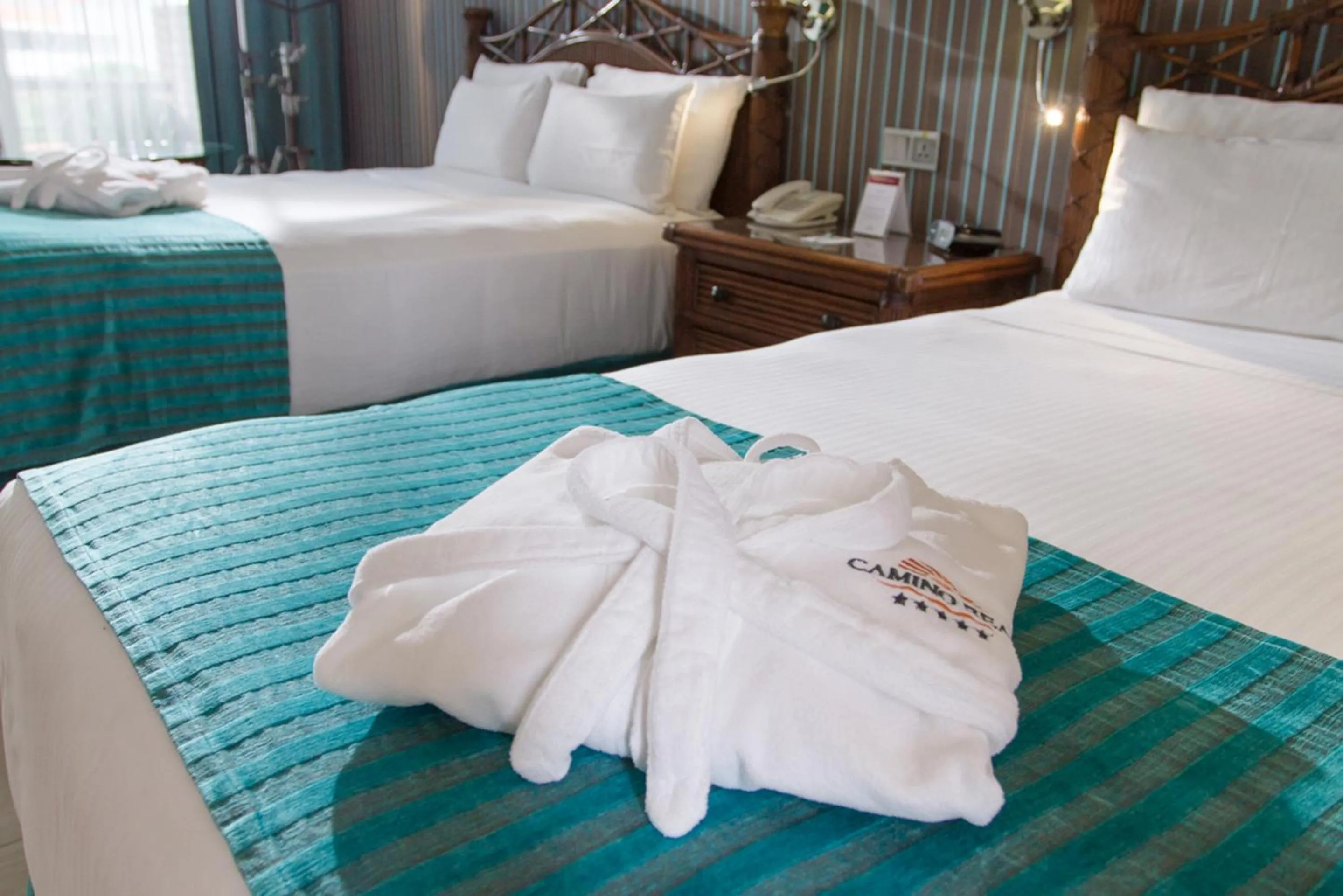 Double Room with Two Double Beds in Hotel Camino Real