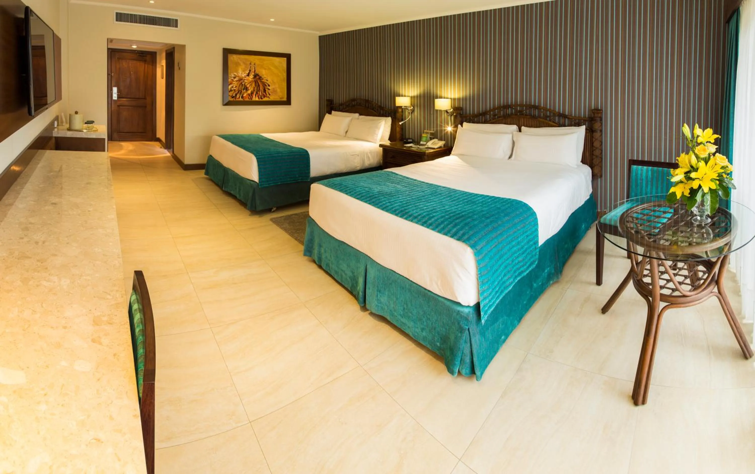 Double Room with Two Double Beds in Hotel Camino Real