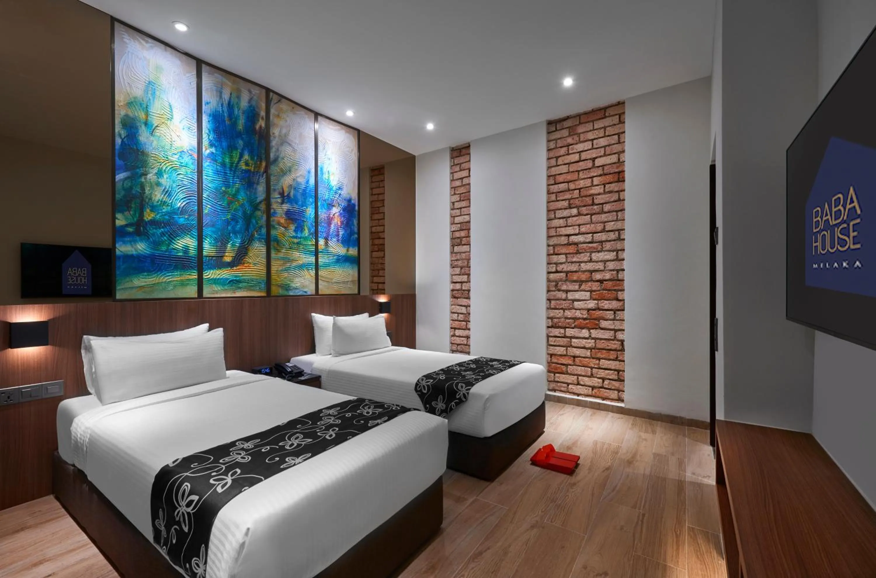 Deluxe Plus Twin (Bilek Ruellia Twin) in Baba House Melaka