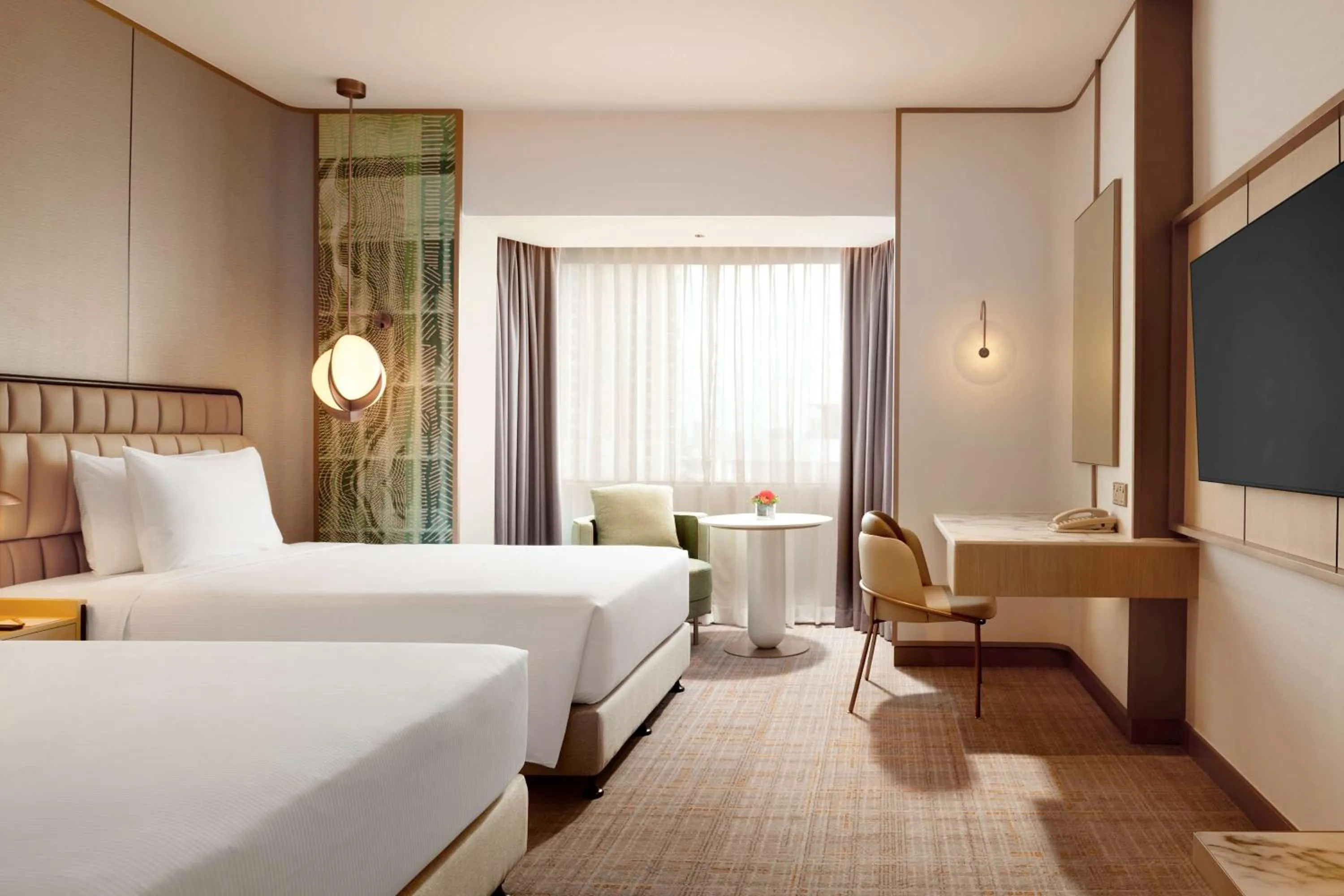 Premium Twin Room with City View in Hilton Petaling Jaya