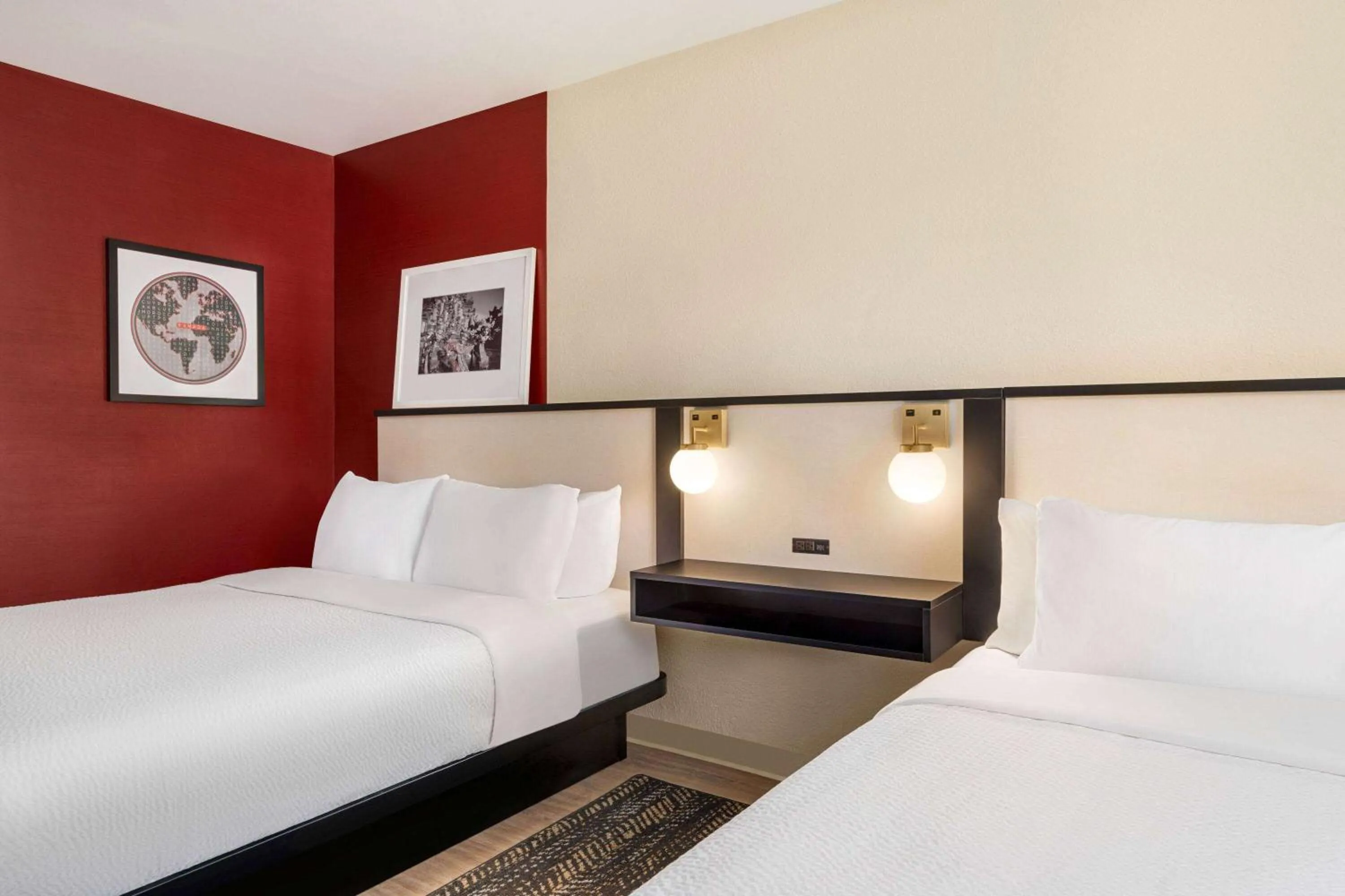 Standard Queen Room with Two Queen Beds - Disability Access/Non-Smoking in Ramada by Wyndham Allentown Bethlehem