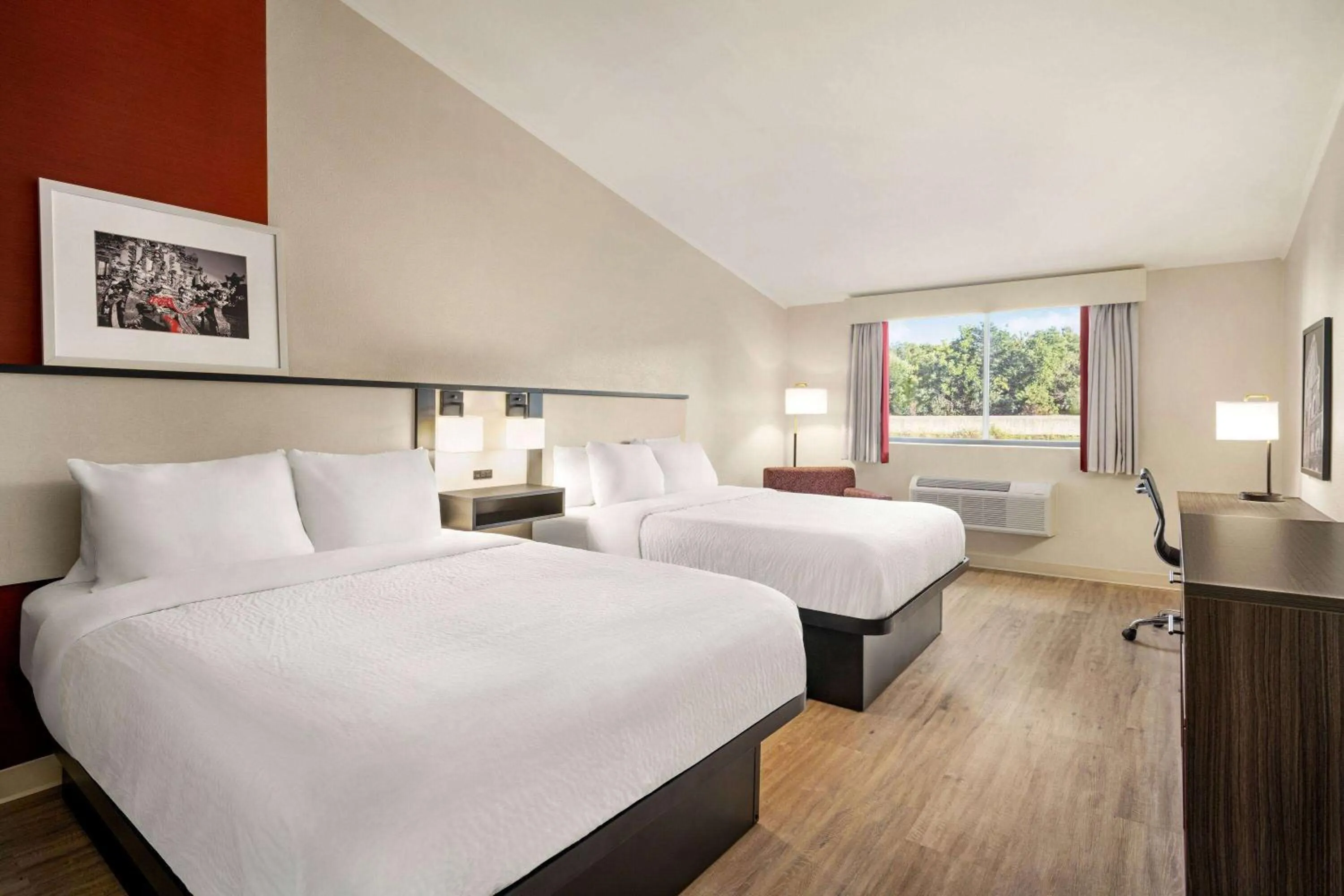 Queen Room with Two Queen Beds - Non-Smoking in Ramada by Wyndham Allentown Bethlehem