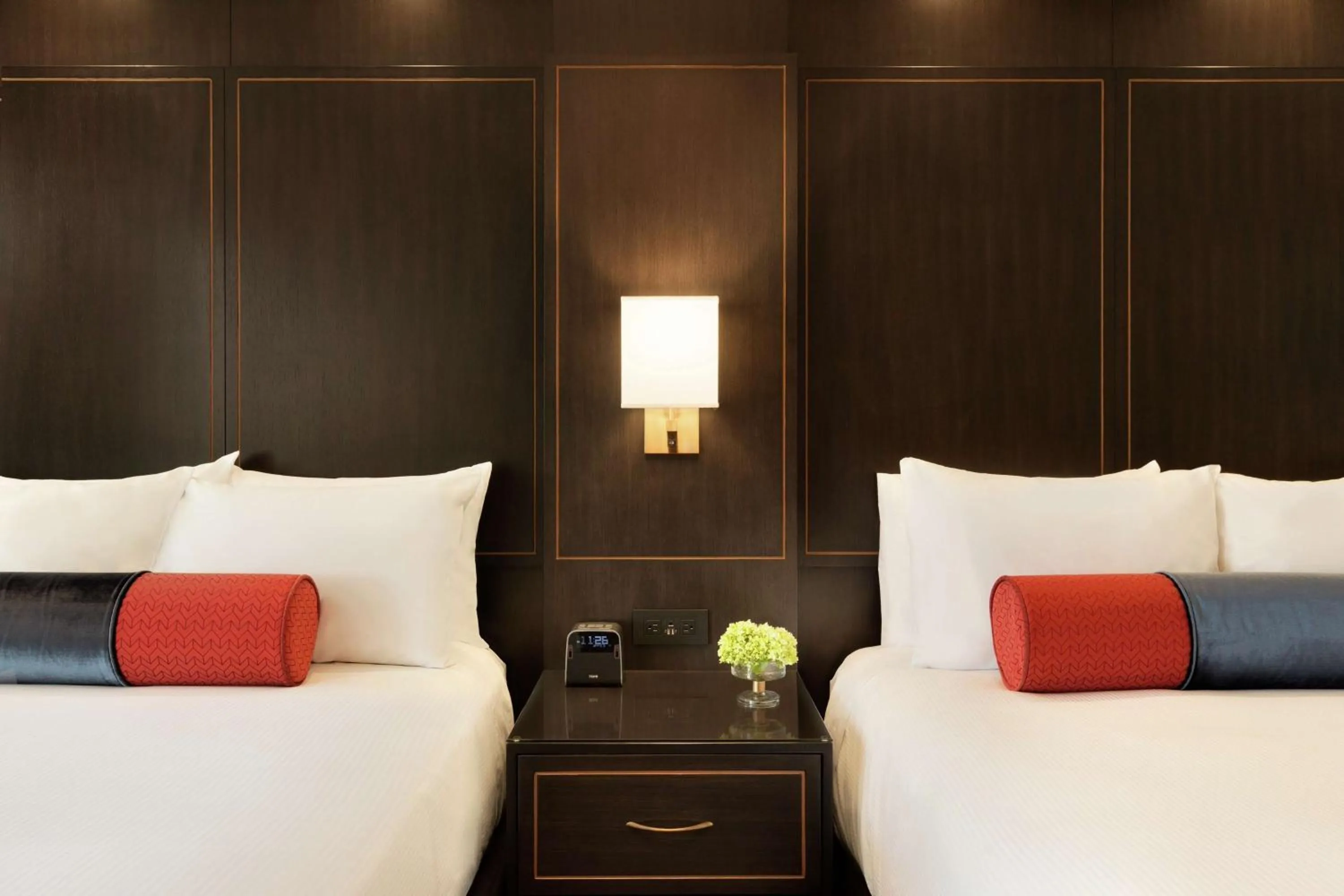 Queen Room with Two Queen Beds with Bath Tub - Mobility/Hearing Accessible in Hotel Saranac, Curio Collection By Hilton