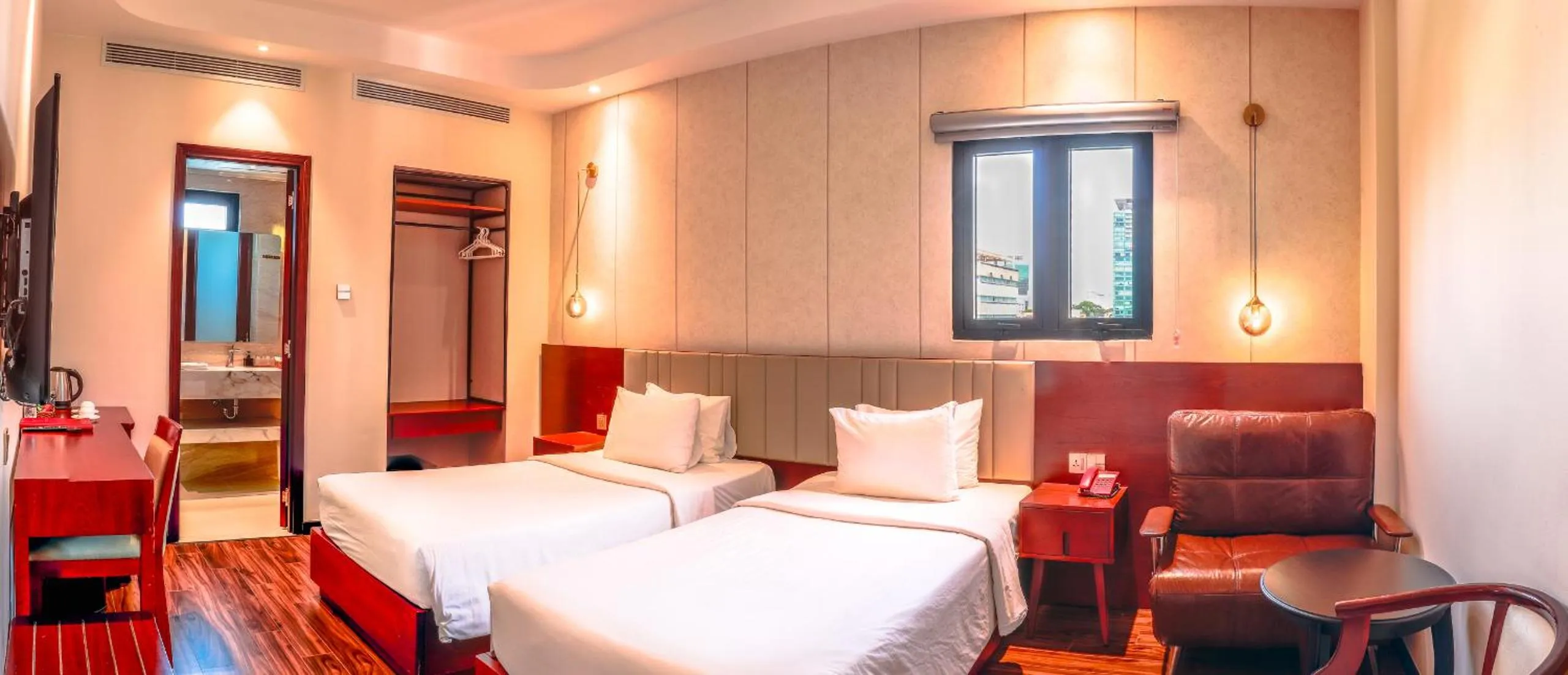 Superior Twin Room (No window) in Bon Ami Hotel - Thiên Xuân Hotel