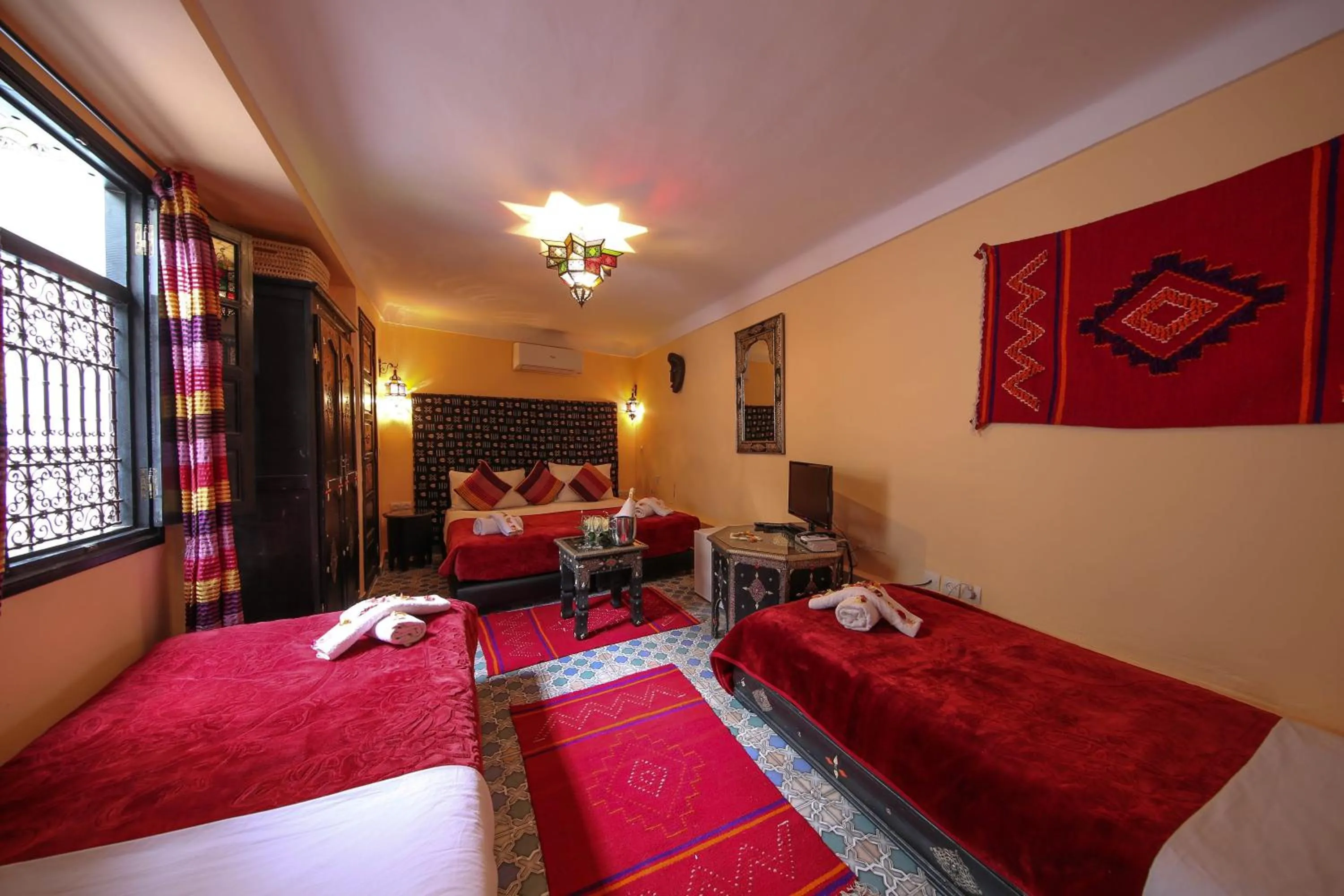 Quadruple Safari Room in Riad Africa - Marrakech Medina Maison d'Hote