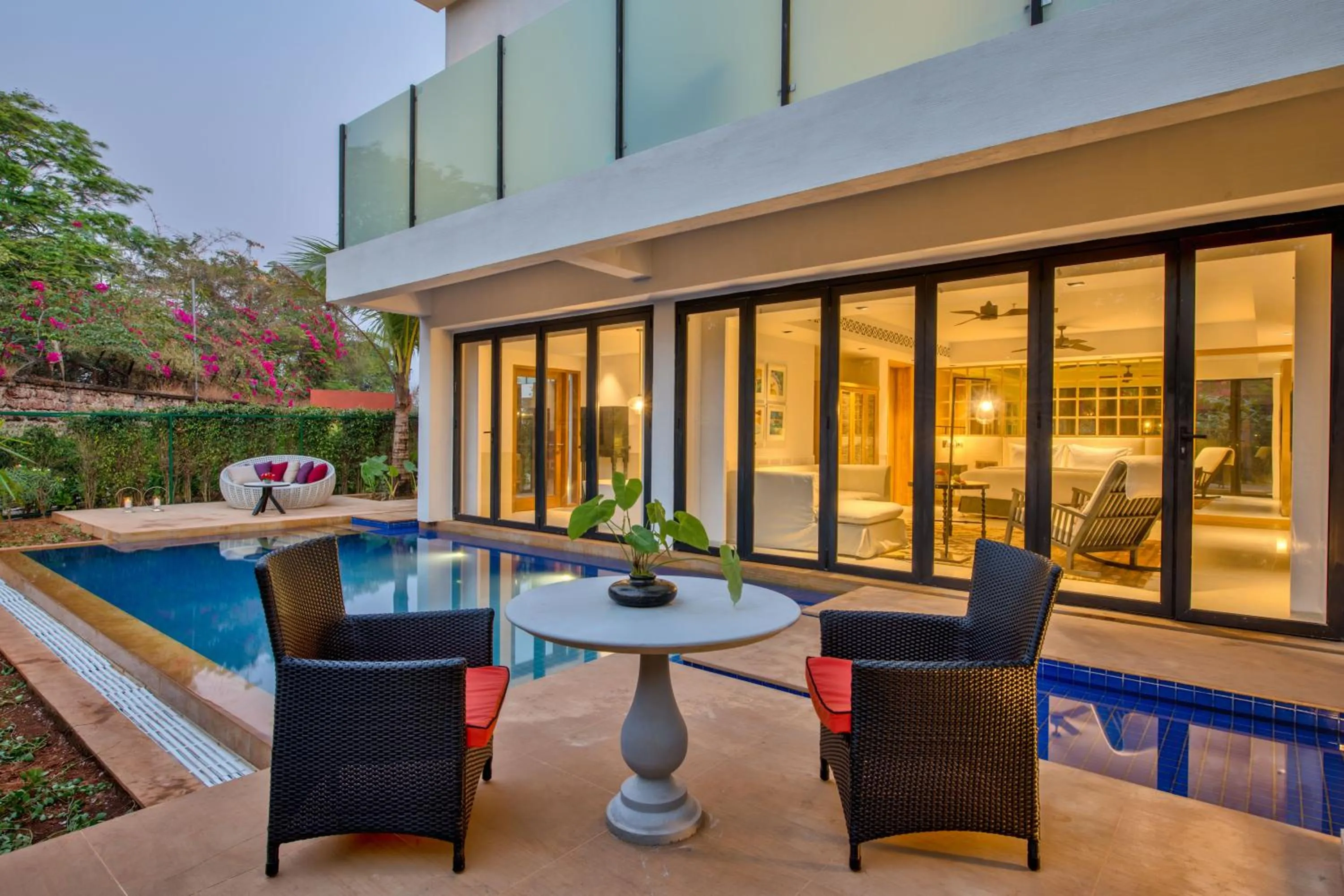 Premium Pool Villa with Private Pool - 20% discount on Spa & Laundry, Butler Service and All day breakfast (7 am to 7 pm) at La Concha in Azaya Beach Resort Goa