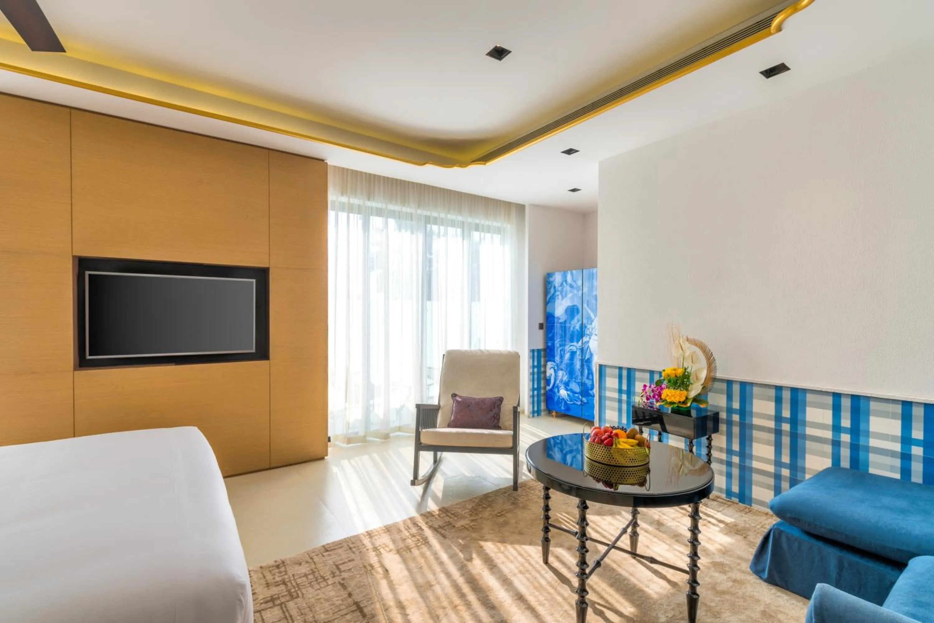 Premium Balcony Room King Bed - INR 2000 Meal Credit per stay, 20% discount on Spa & Laundry in Azaya Beach Resort Goa