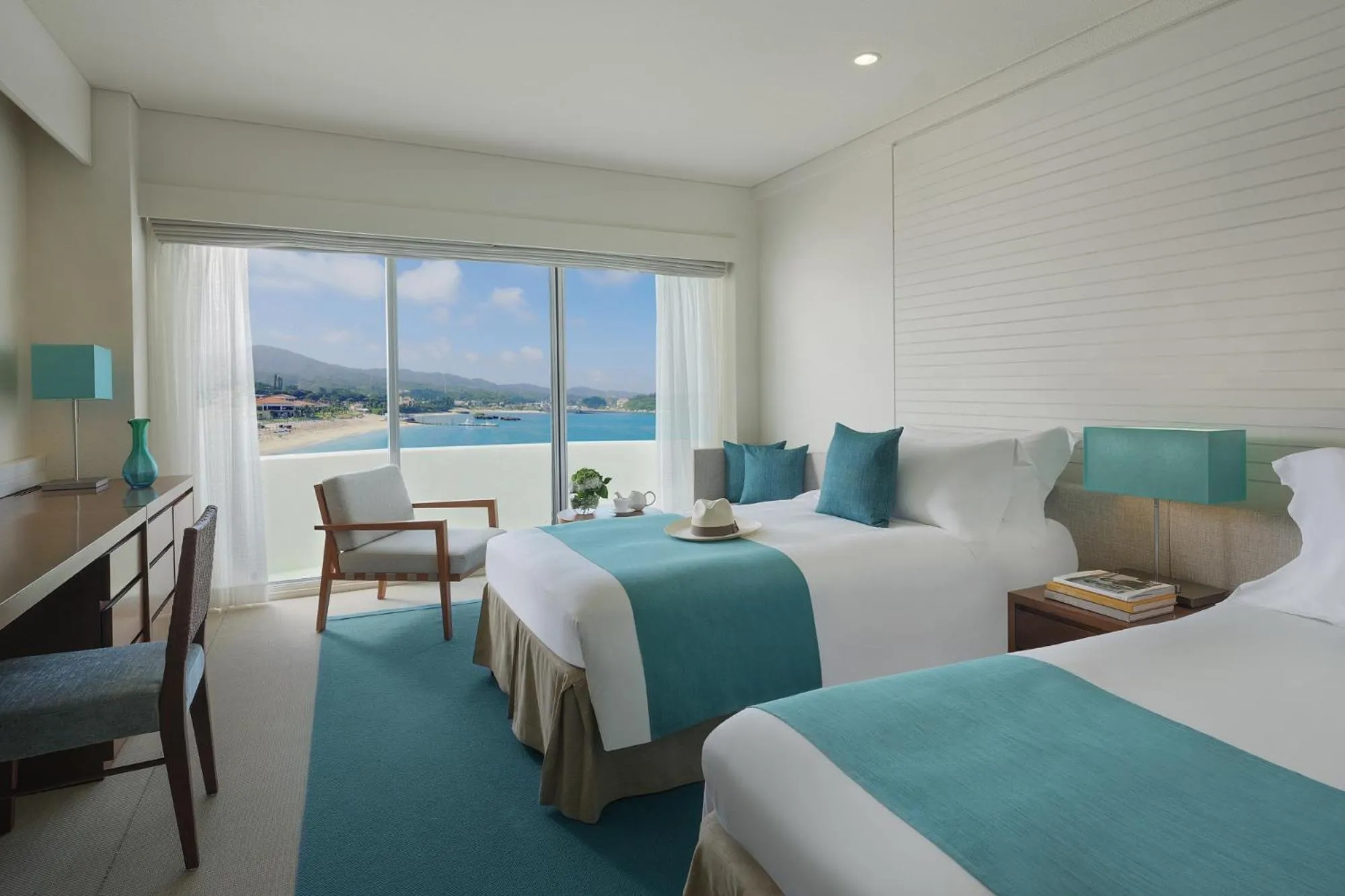 Superior Twin Room with Beach View in ANA InterContinental Manza Beach Resort by IHG