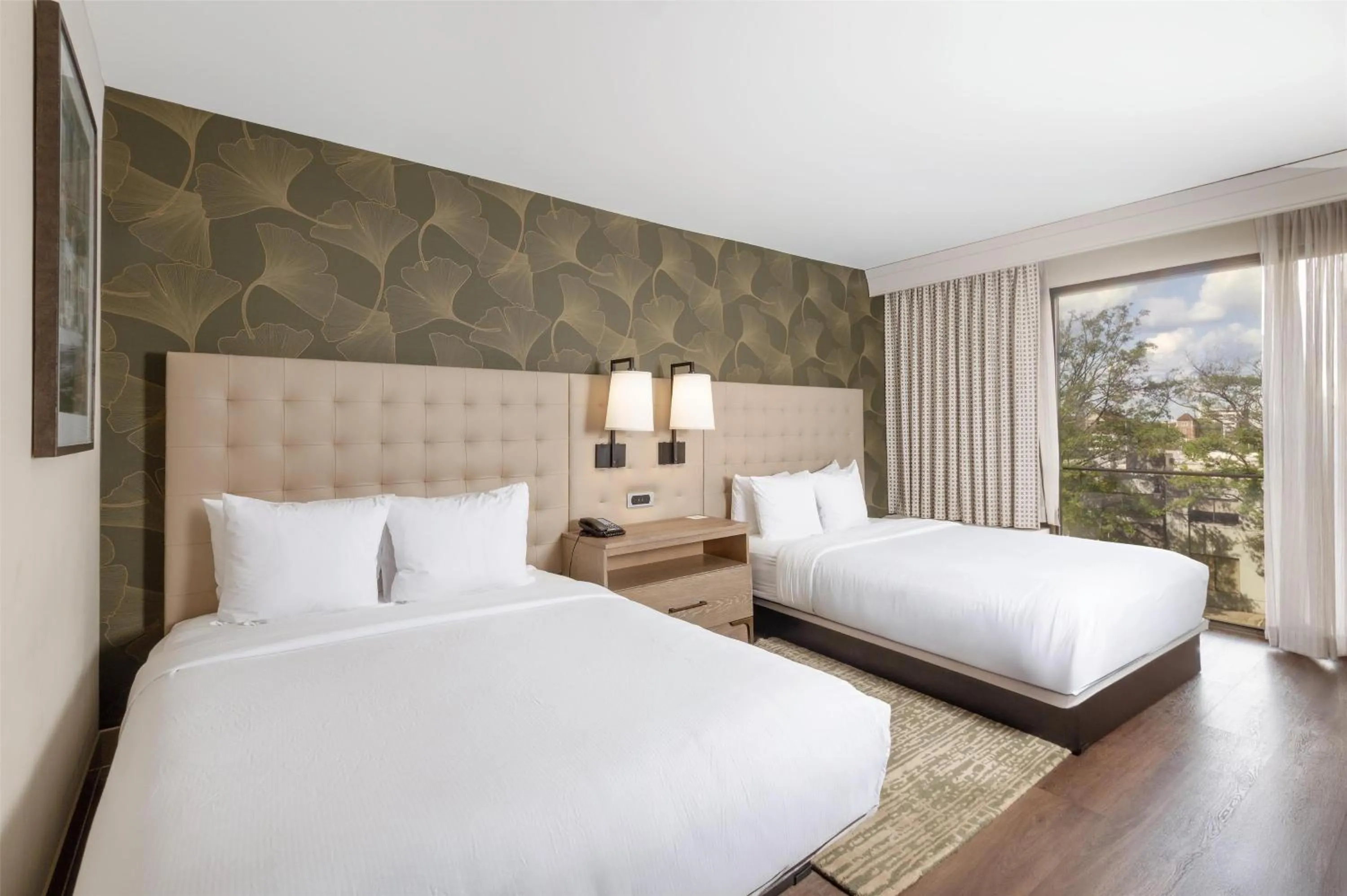 Queen Room with Two Queen Beds and City View in Hilton Birmingham Downtown at UAB