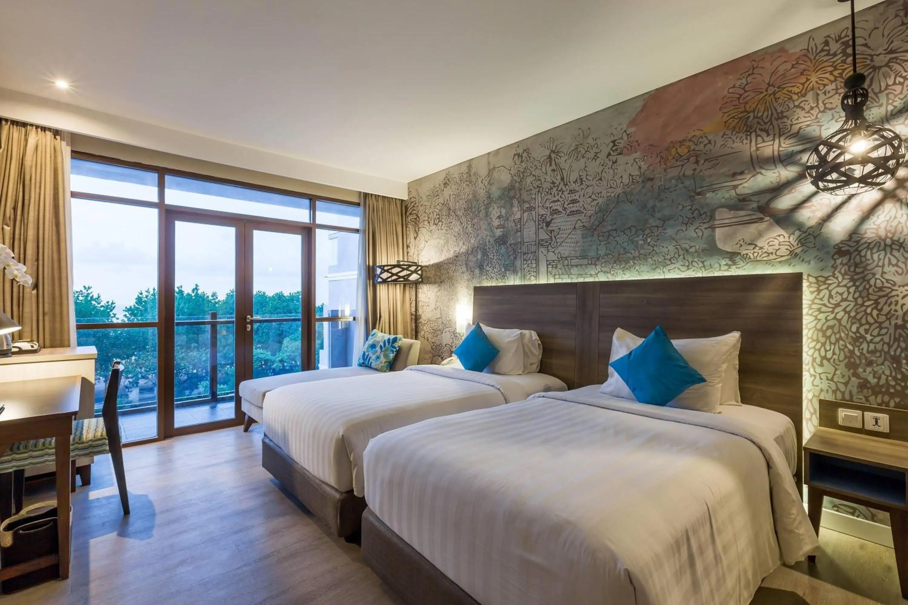 Executive Balcony Twin in Wyndham Garden Kuta Beach Bali
