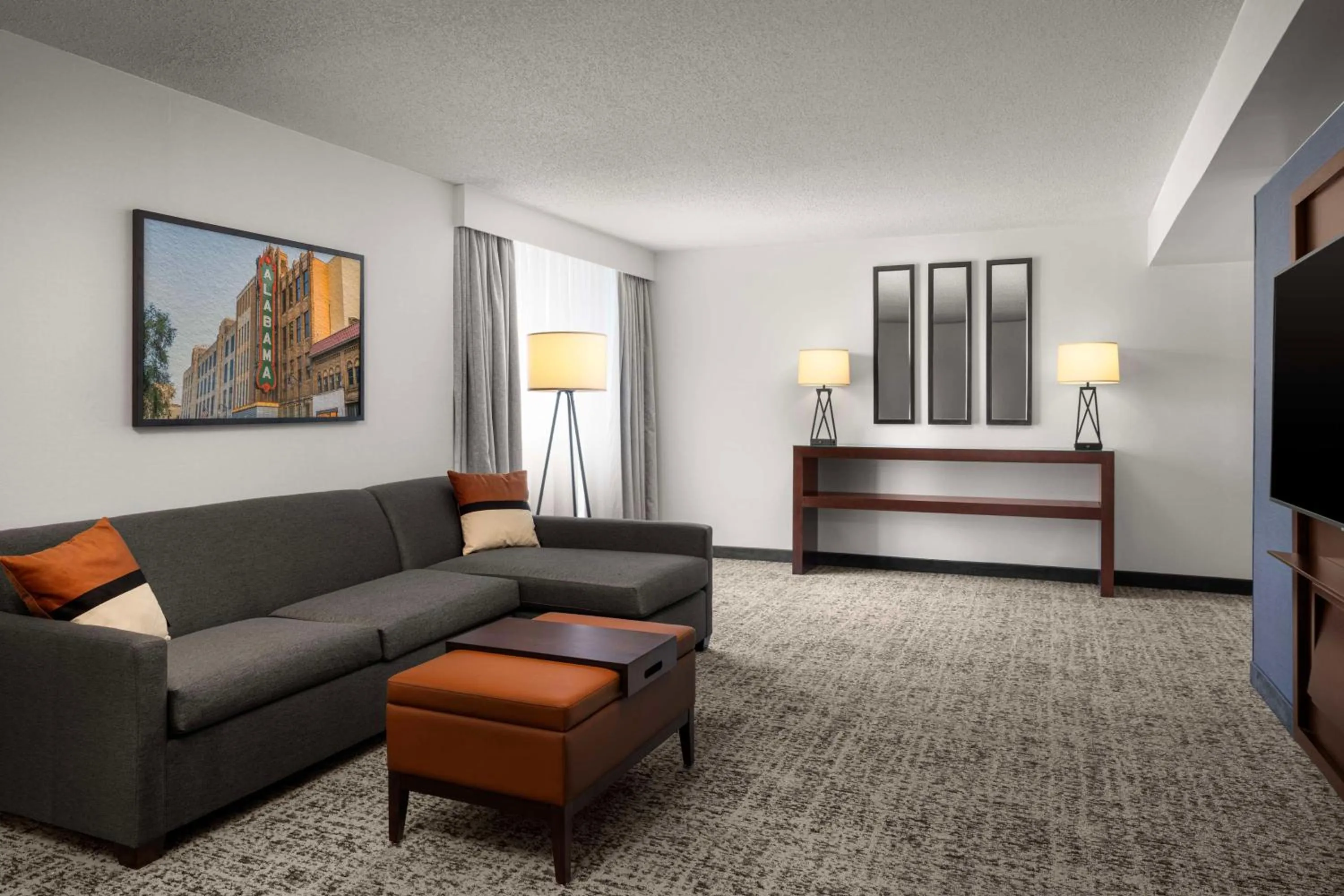 King Corner Suite with City View - Non-Smoking in Embassy Suites Birmingham