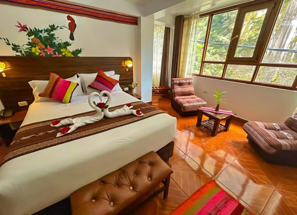 Double Room with Mountain View in Hotel Machupicchu Adventure