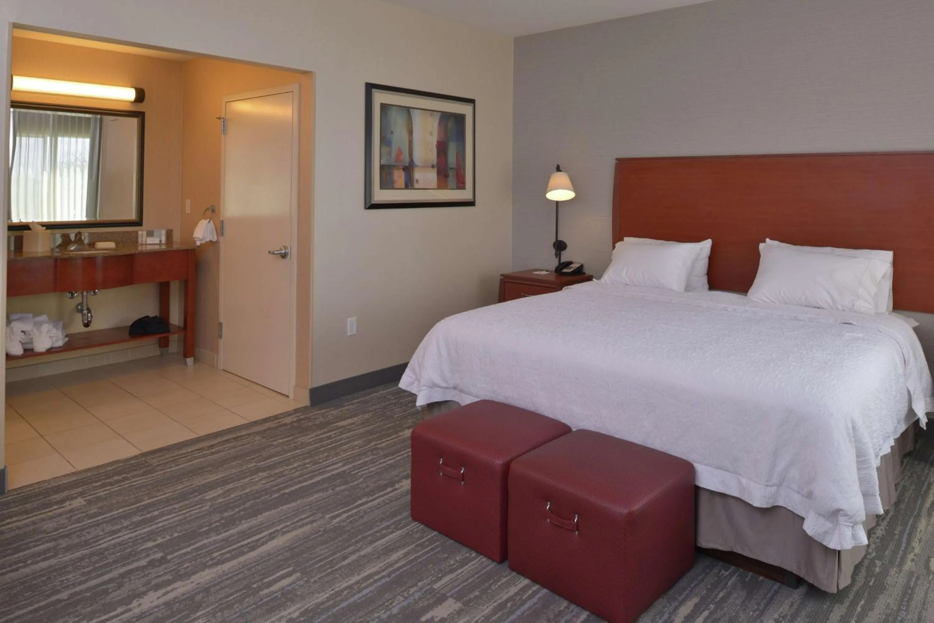 King Studio Suite with Sofa Bed - Non-Smoking in Hampton Inn and Suites Bakersfield North-Airport