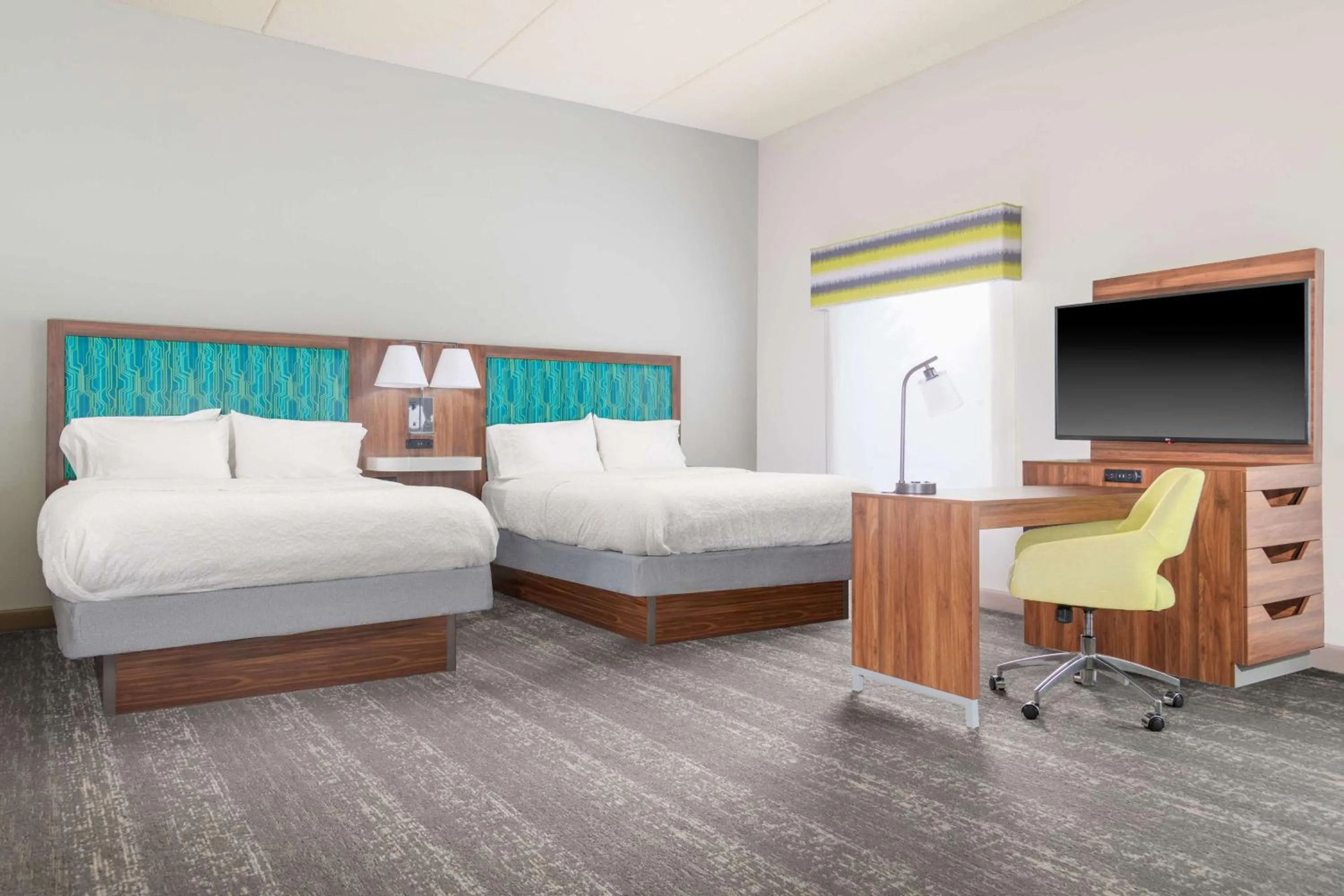 Queen Studio Suite with Two Queen Beds and Sofa Bed - Non-Smoking in Hampton Inn & Suites Brookings