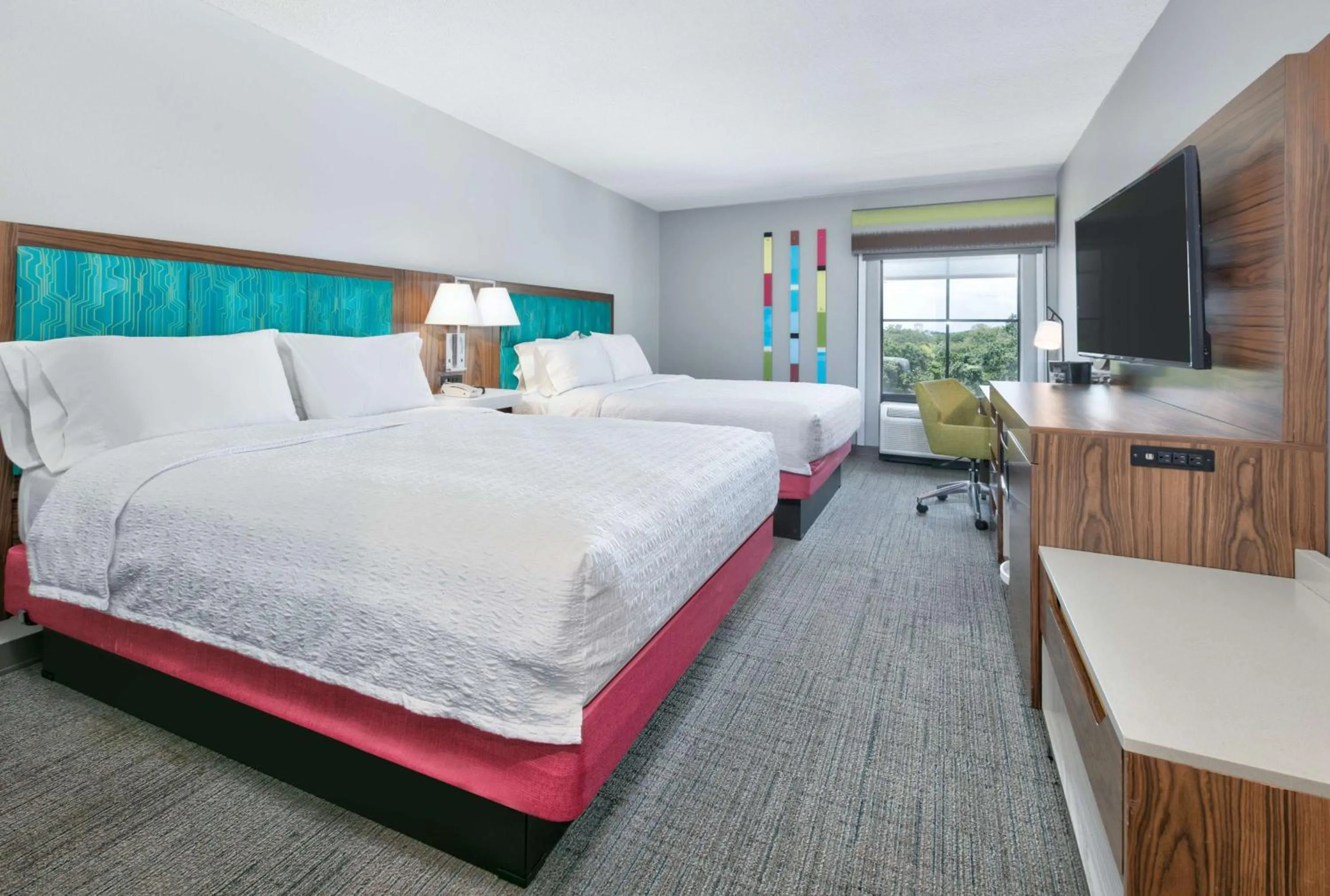 Room with Two Queen Beds - Non-Smoking in Hampton Inn Biloxi Beach Boulevard