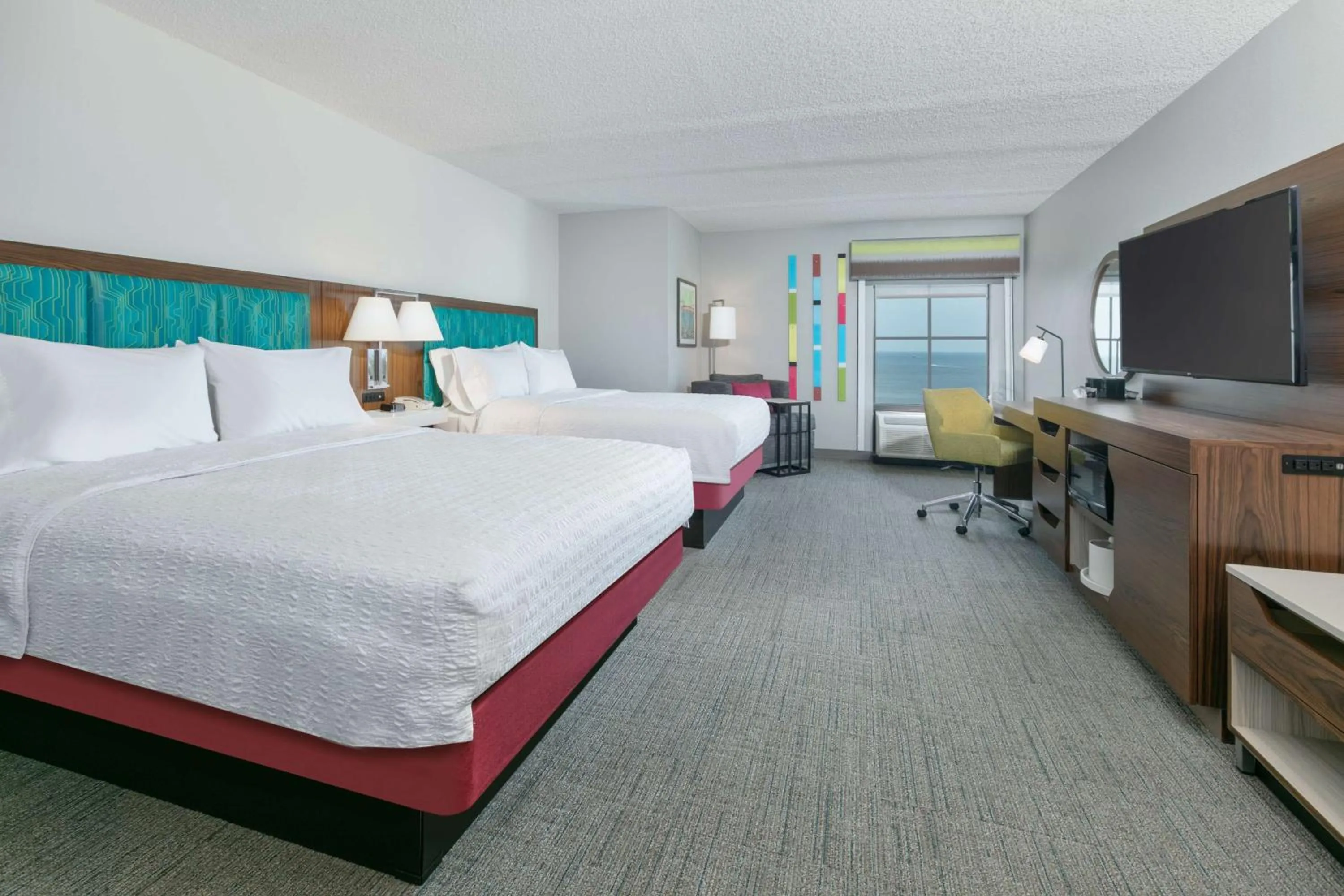 Beachfront Queen Room with Two Queen Beds in Hampton Inn Biloxi Beach Boulevard