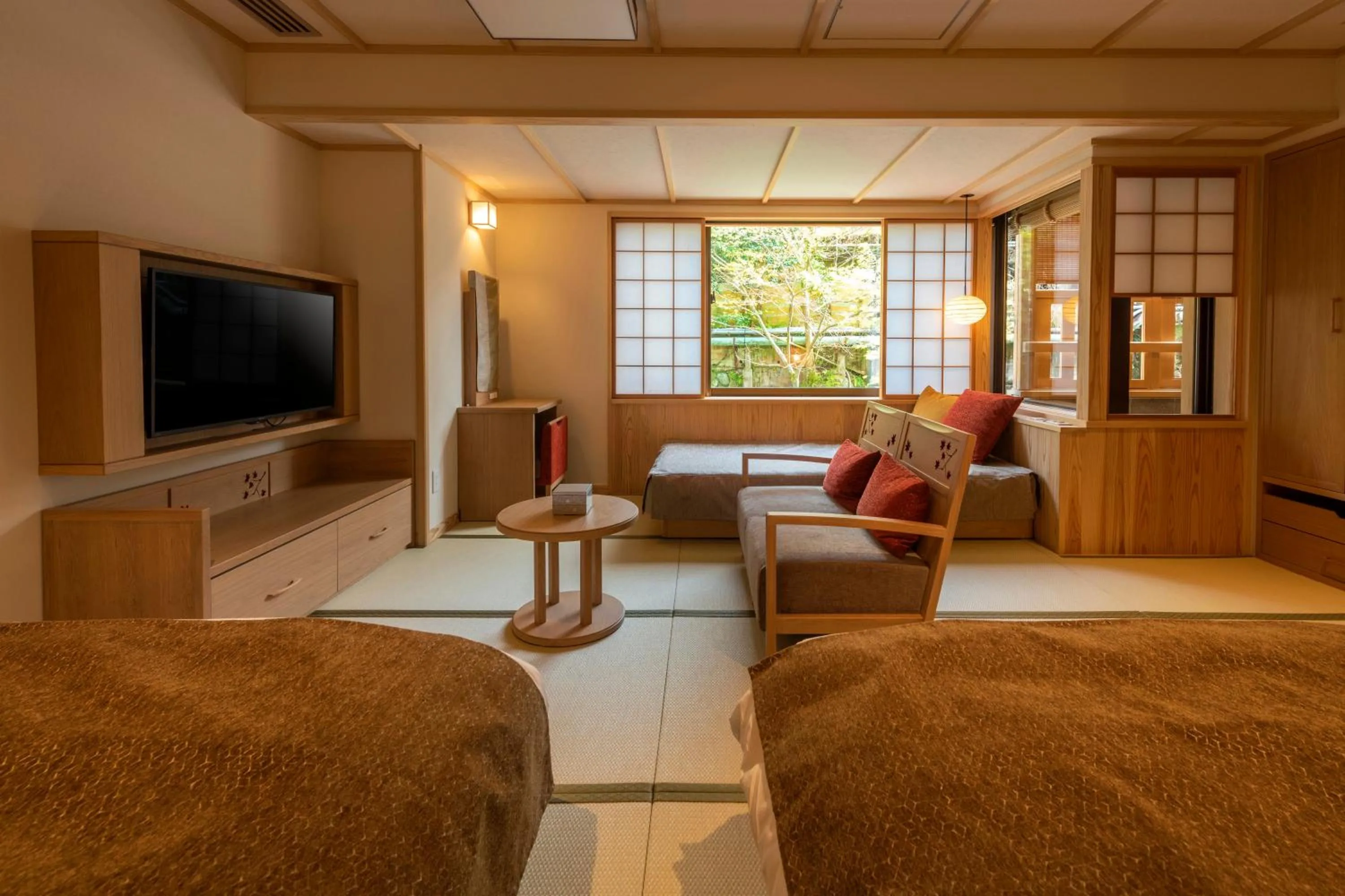 Twin Room with Private Bathroom in Yukairo Kikuya