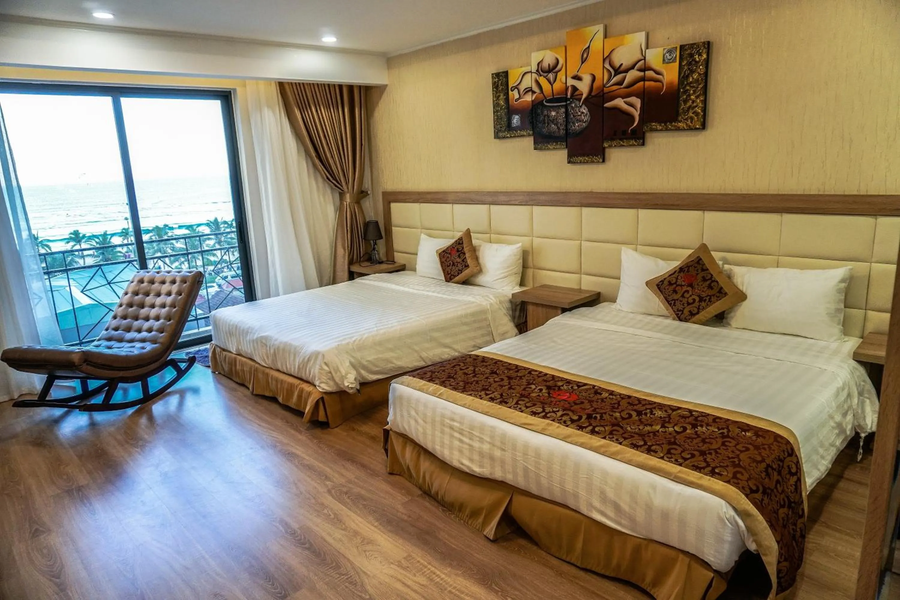 Family Room with Sea View in Ruby Hotel