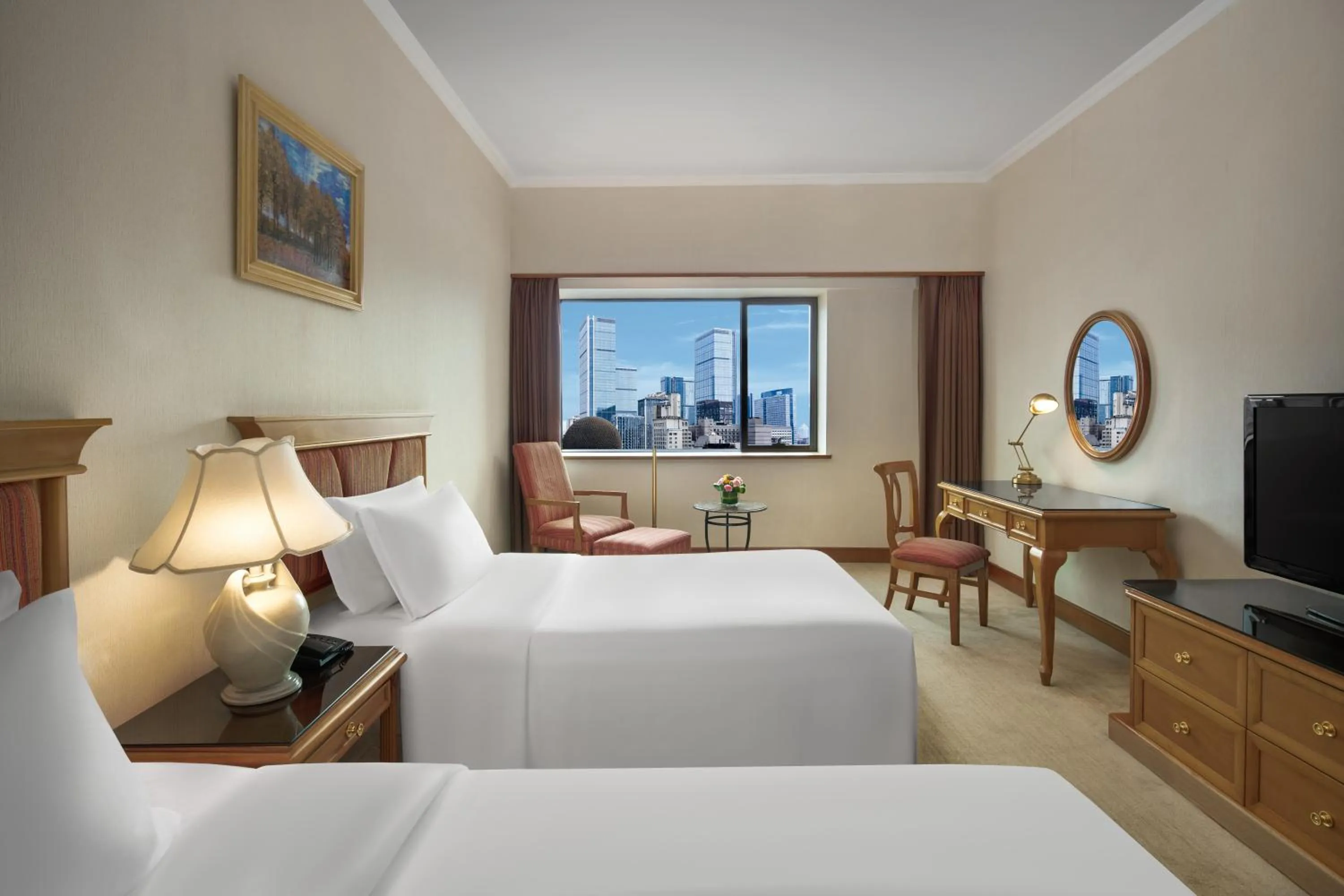 Double Room with Two Double Beds Non-Smoking in Crowne Plaza Chengdu City Center by IHG