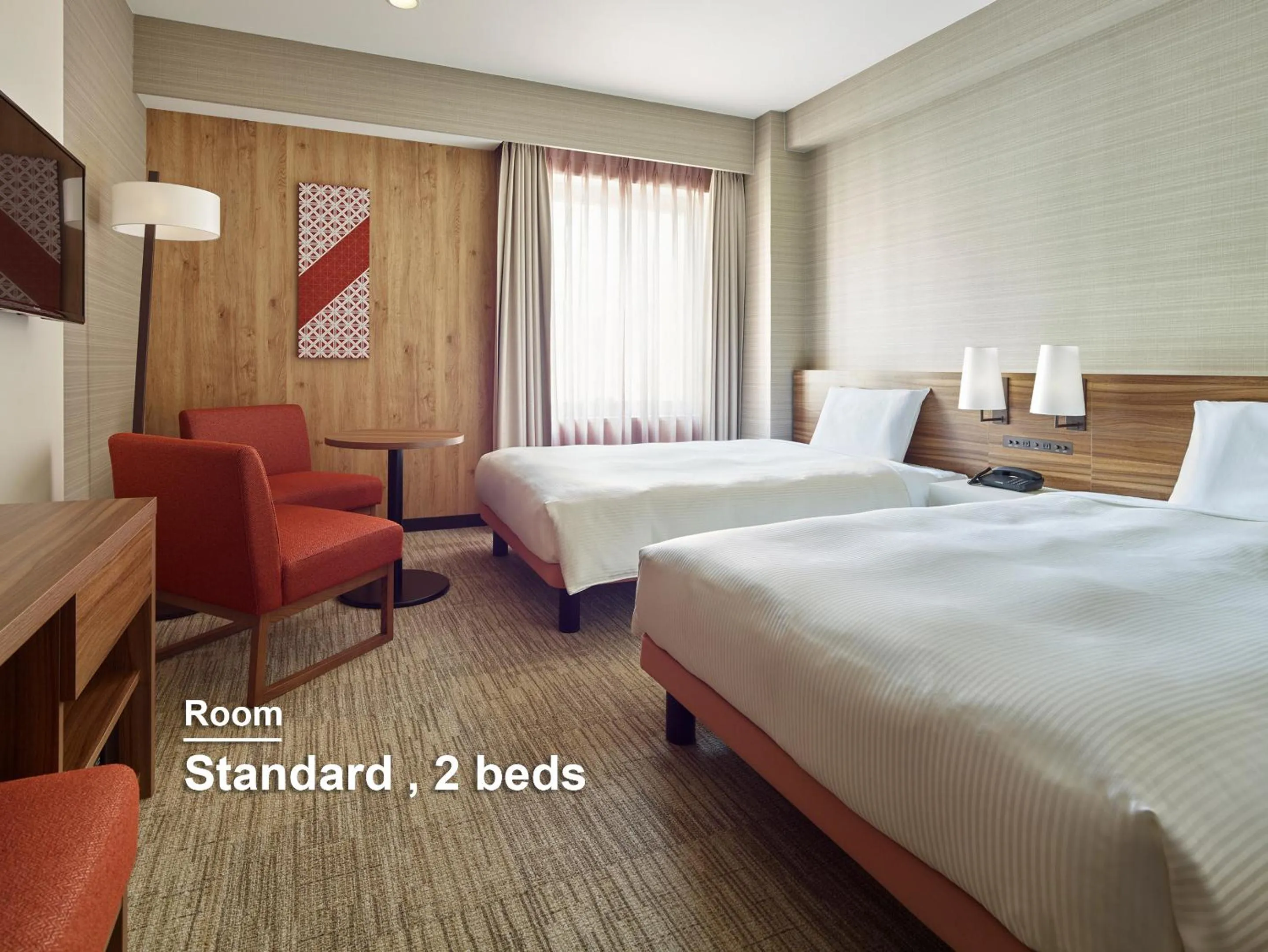 Standard Twin Room in Mitsui Garden Hotel Kumamoto