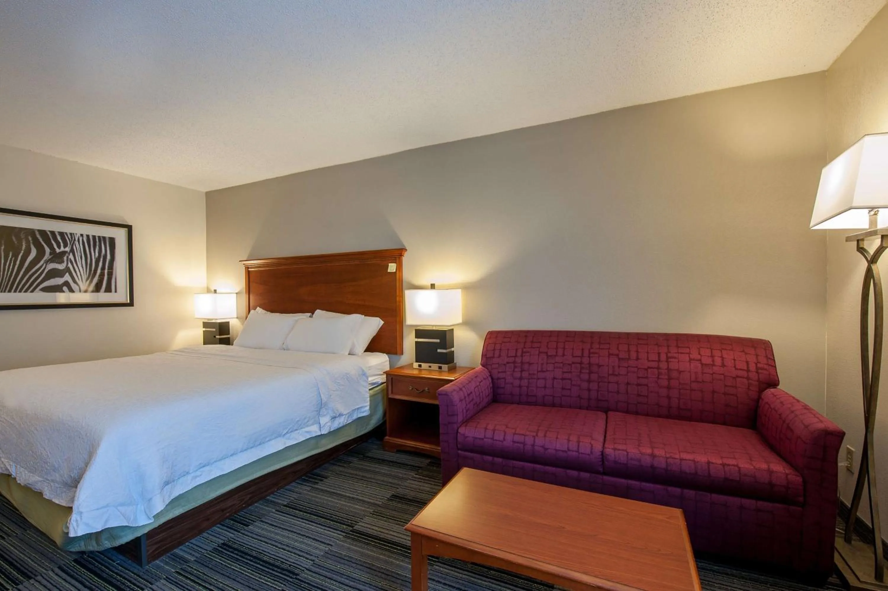 King Room with Sofa Bed and Study - Non-Smoking in Hampton Inn Bowling Green KY
