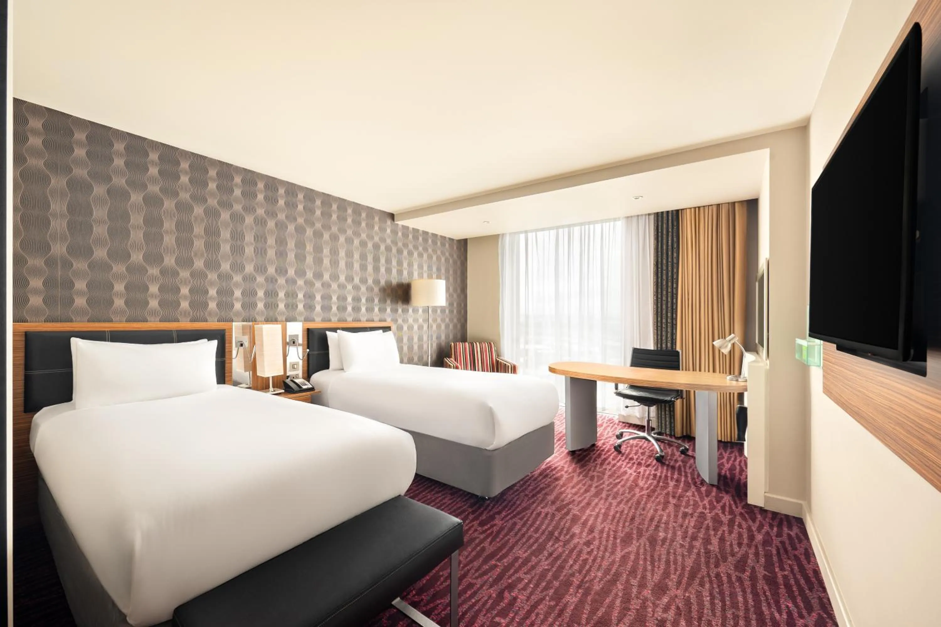 Standard Twin Room - Top Floor in Holiday Inn Manchester-Mediacityuk by IHG