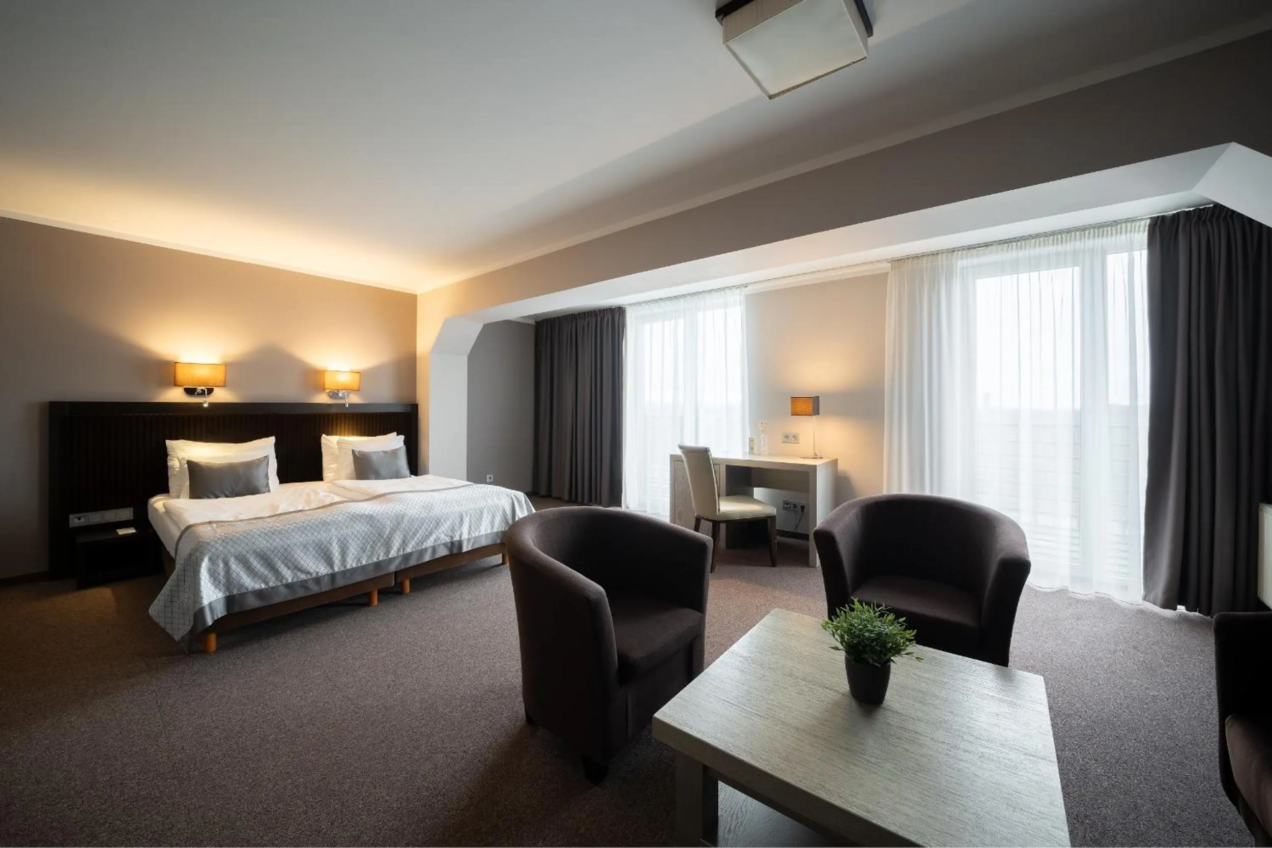 Superior Double Room with Kitchenette in Bellevue Park Hotel Riga with FREE Parking